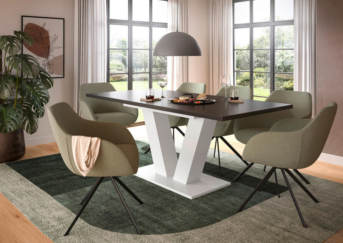 Esstisch MOTION grau B/H/T: ca. 150x76x90 cm MOTION - grau (150,00/76,00/90,00cm) - xonox.home