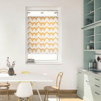 Spannplissee Boho Zig Zag gelb B/L: ca. 90x130 cm Boho Zig Zag - gelb (90,00/130,00cm) - LICHTBLICK