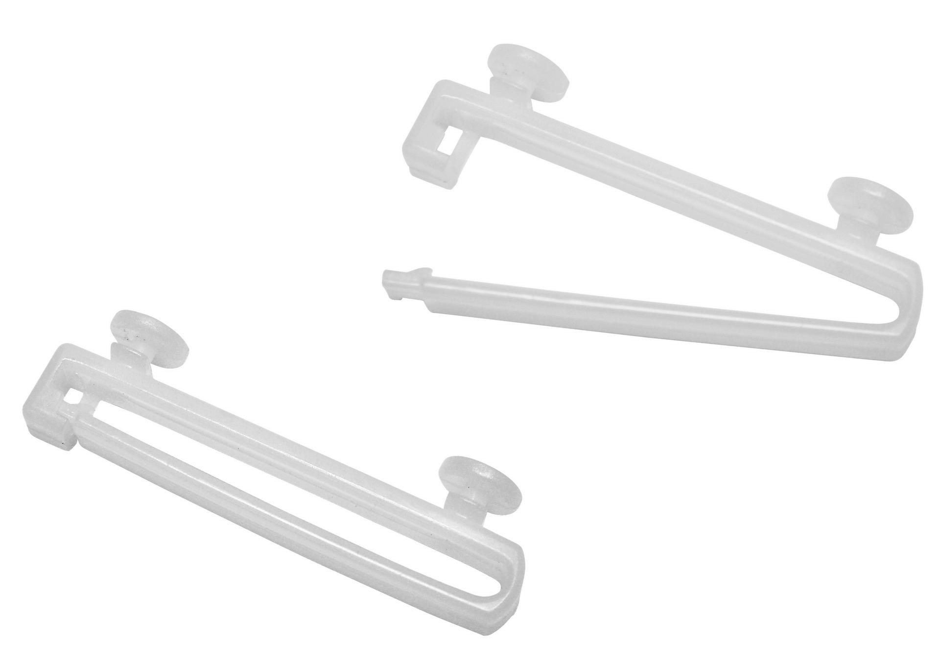 Boviva Schlaufengleiter Schlaufengleiter_8erPack - weiß (5,00cm) - Boviva