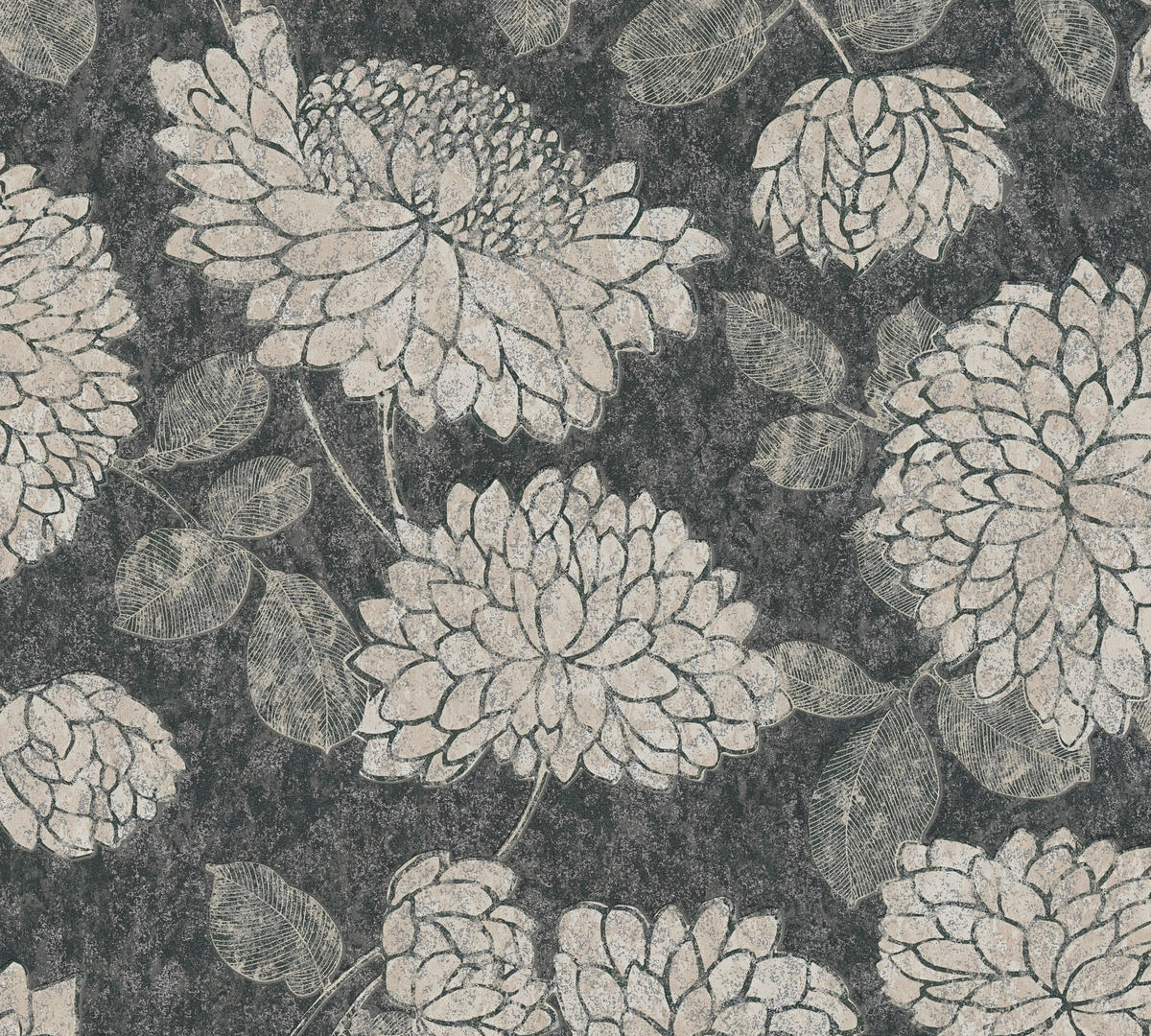 A.S.Creation Vliestapete Attractive 2 Floral schwarz B/L: ca. 53x1005 cm Attractive 2 - schwarz (53,00/1005,00cm) - A.S.Creation