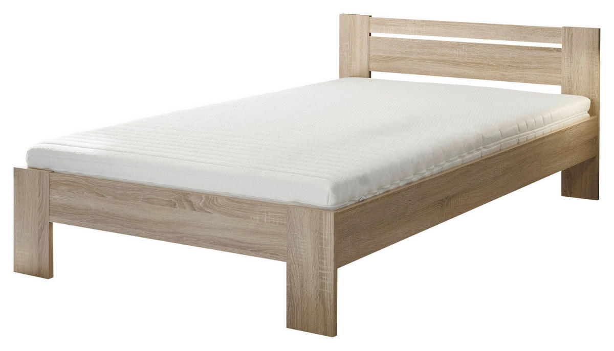 Futonbett Cannes Eiche Sonoma Nachbildung Liegefläche B/L: ca. 120x200 cm Cannes - Eiche (125,00/71,00/204,00cm)