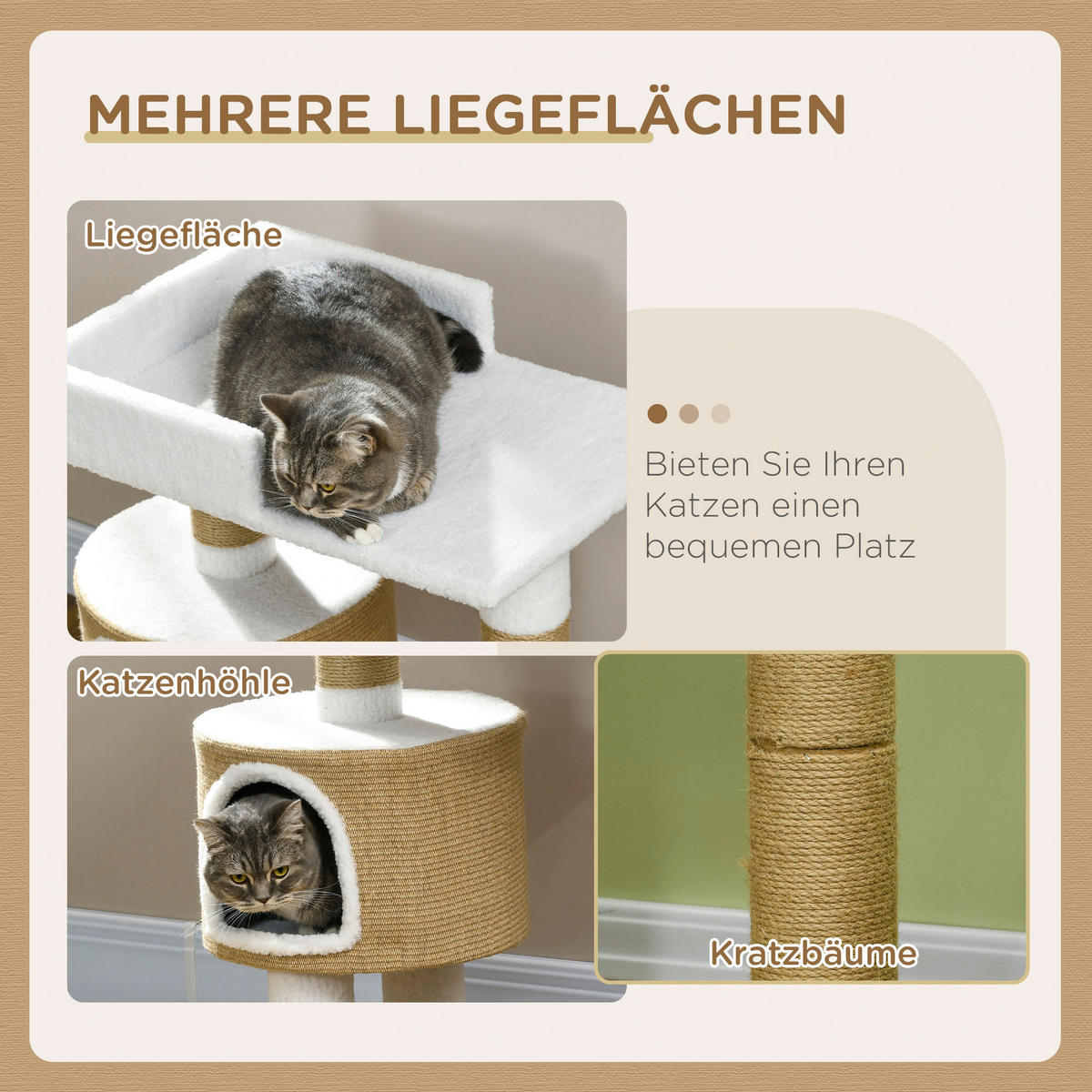 PawHut Kratzbaum Kratzbaum - PawHut