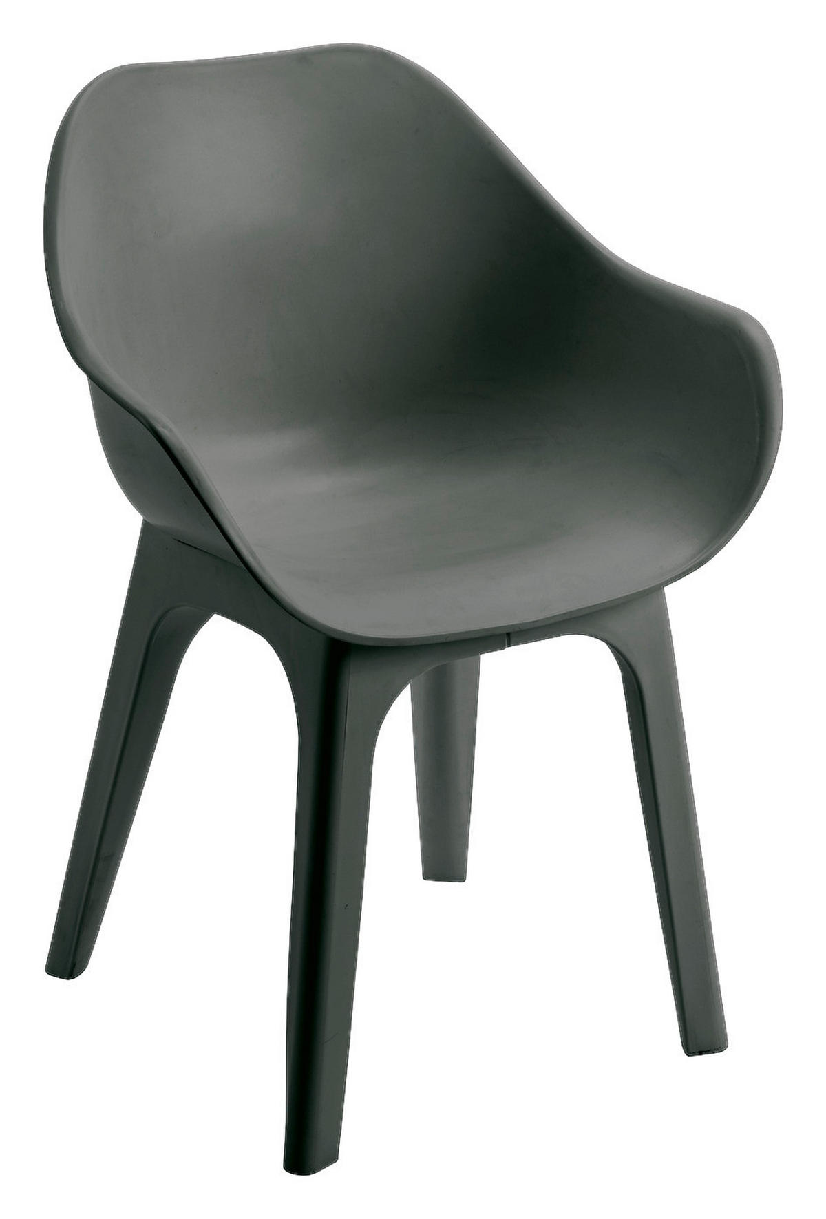 ProGarden Sessel GHIBLI 2er-Set anthrazit Polypropylen B/H: ca. 55x81 cm GHIBLI 2er-Set - anthrazit (55,00/81,00cm) - ProGarden