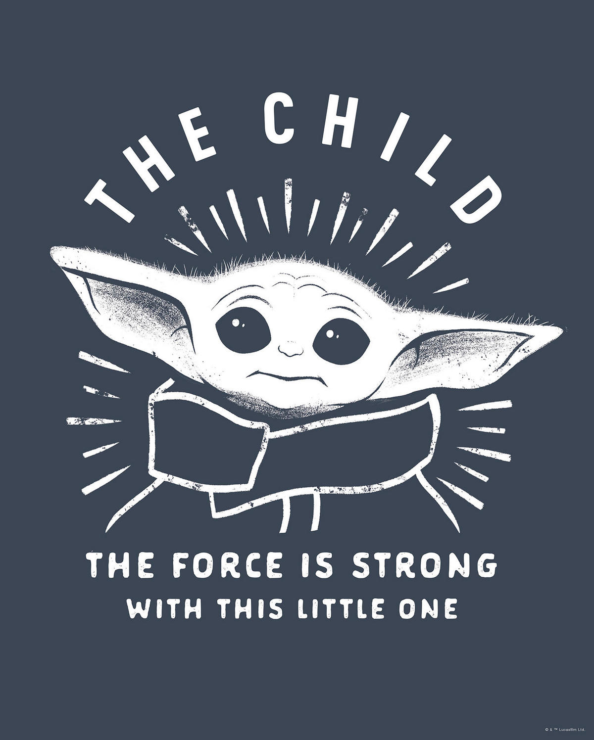 Komar Poster Mandalorian The Child Iconic Disney B/L: ca. 40x50 cm Mandalorian The Child Iconic - (40,00/50,00cm) - Komar