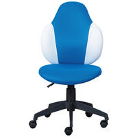 Drehstuhl Jessi blau weiß Jessi - blau/weiß (52,00/103,50/56,00cm) - Inter Link