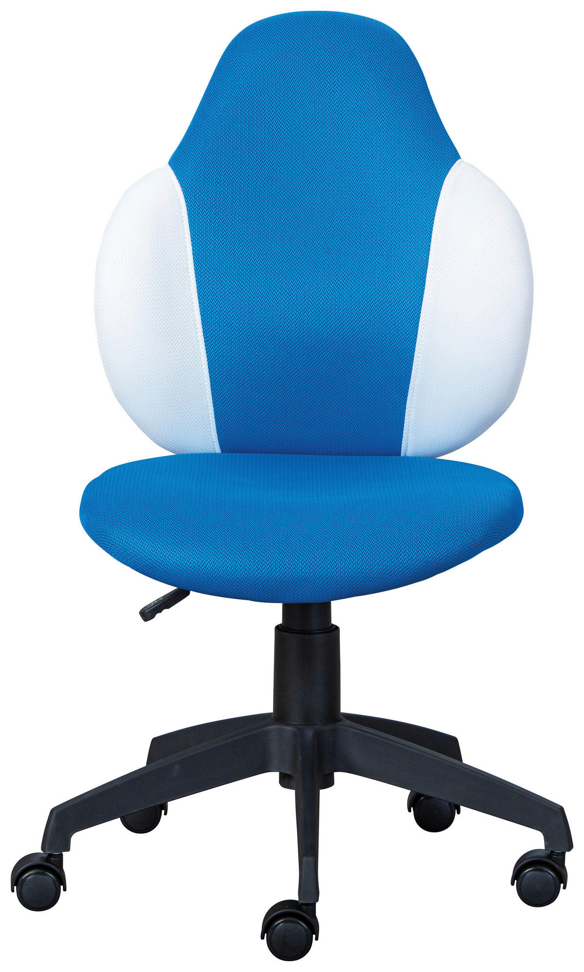 Drehstuhl Jessi blau weiß Jessi - blau/weiß (52,00/103,50/56,00cm) - Inter Link