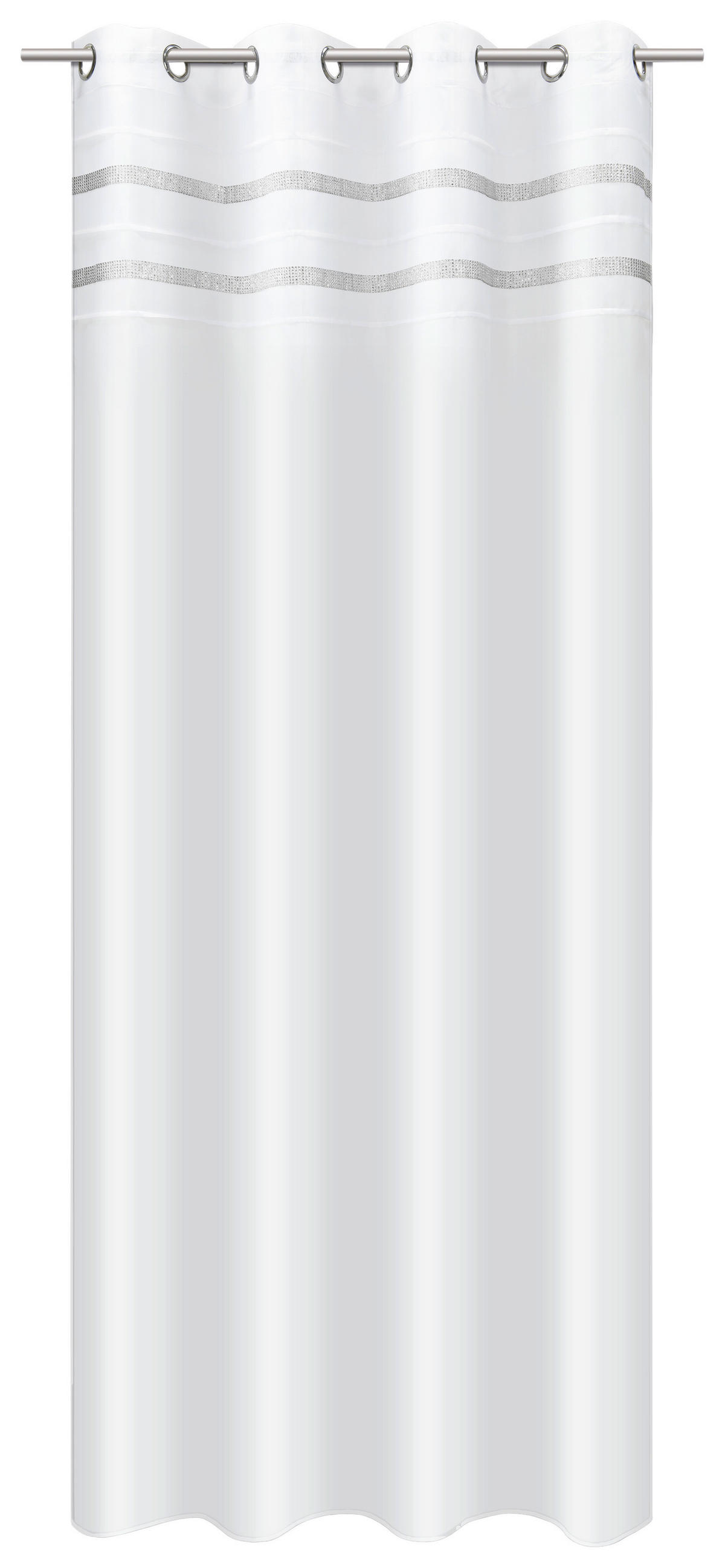 POCOline Ösenvorhang Strass weiß B/L: ca. 140x245 cm Strass - weiß (140,00/245,00cm) - POCOline