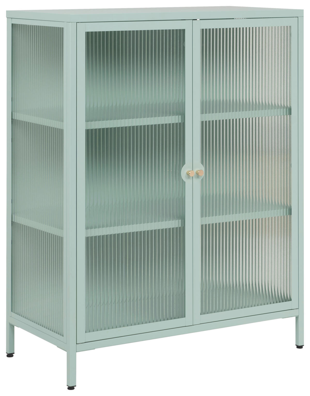 Vitrine Milton mint B/H/T: ca. 80x102x40 cm Milton - mint (80,00/102,00/40,00cm)