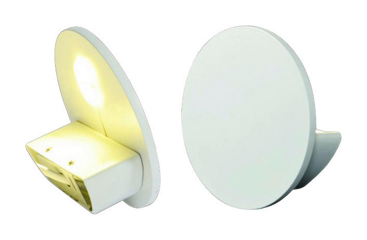 Näve Leuchten LED Wandleuchte NV1154826 weiß Aluminium H/D: ca. 7x14 cm 1 Brennstellen Stan - weiß (14,00/7,00cm) - Näve Leuchten