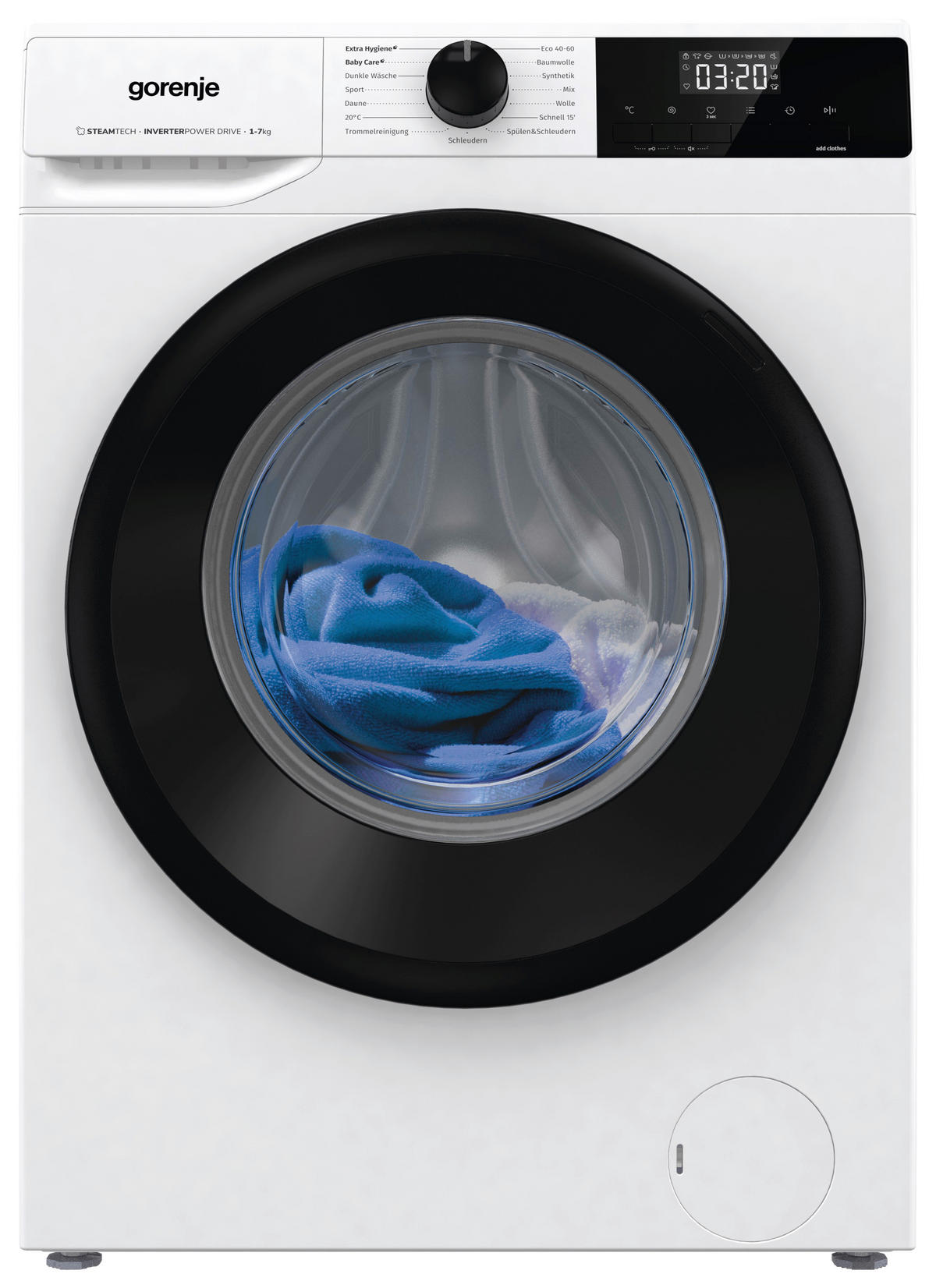Gorenje Waschmaschine WNHEI74SAPS/DE weiß B/H/T: ca. 60x85x47 cm ca. 7 kg Waschmaschine WNHEI74SAPS/DE - weiß (60,00/85,00/47,00cm) - Gorenje