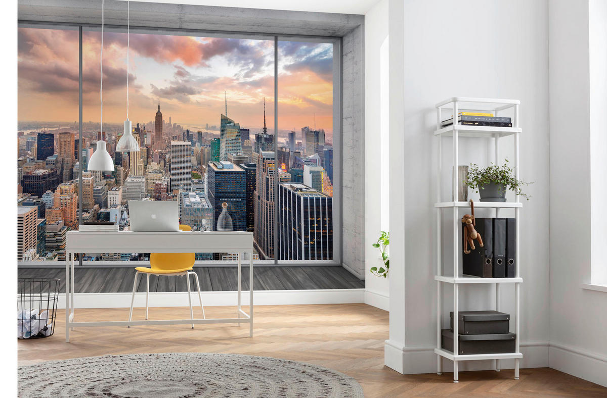 Komar Fototapete NYC Outlook Stadt B/L: ca. 368x248 cm NYC Outlook - (368,00/248,00cm) - Komar