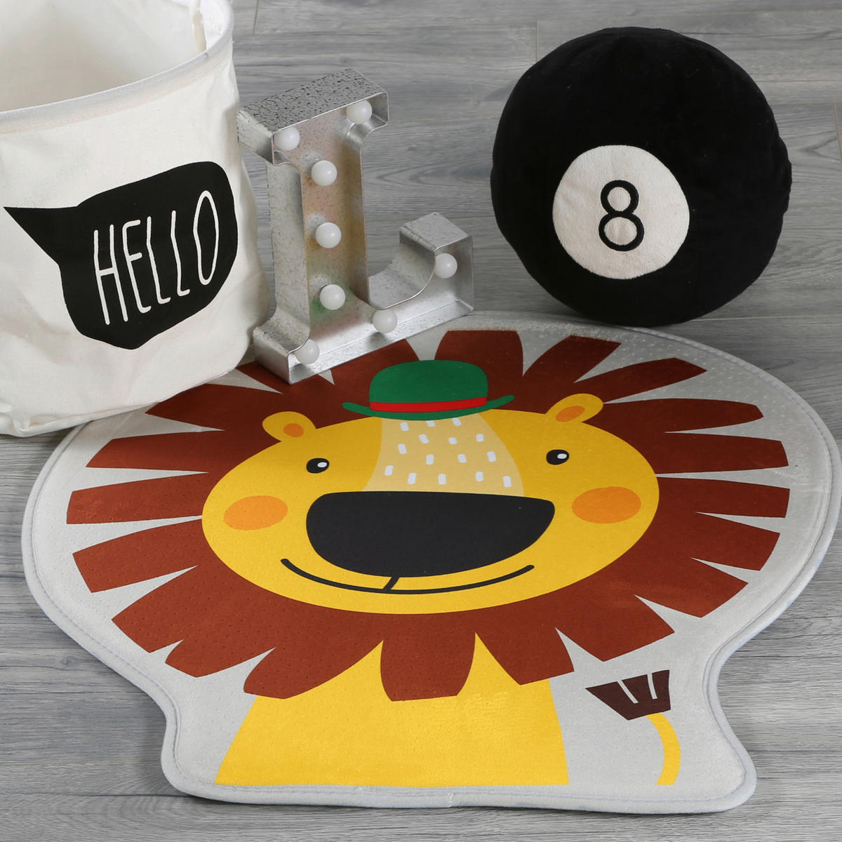 Obsession Teppich My Ibo Kids gelb B/L: ca. 60x65 cm My Ibo Kids - gelb (60,00/65,00cm) - Obsession