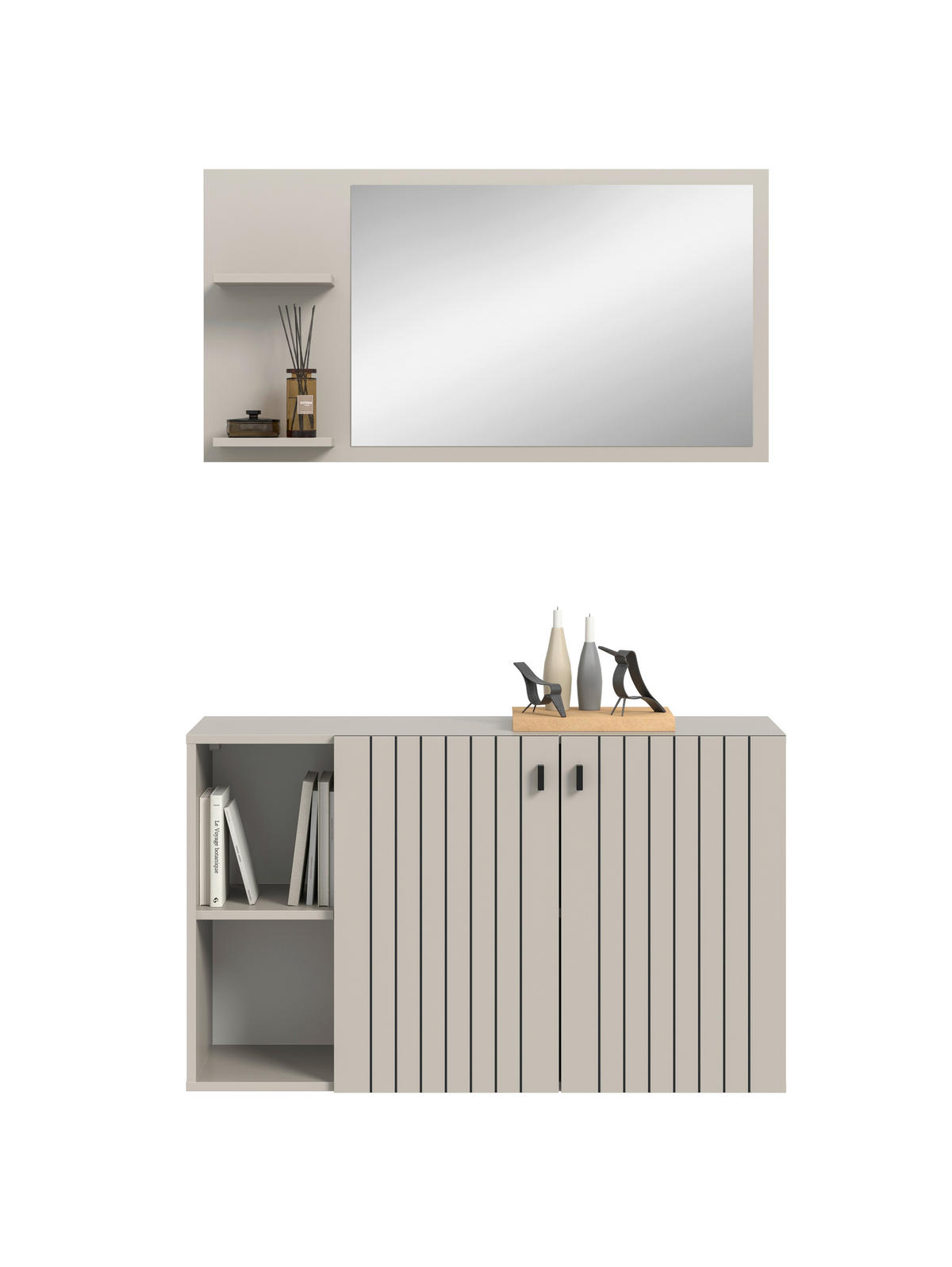 Garderobenset STATION Cashmere B/H/T: ca. 106x192x37 cm STATION - Cashmere (106,00/192,00/37,00cm) - xonox.home