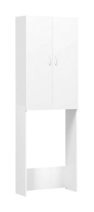 VidaXL Waschmaschinenschrank weiß B/H/T: ca. 64x190x25,5 cm Waschmaschinenschrank - weiß (64,00/190,00/25,50cm) - VidaXL