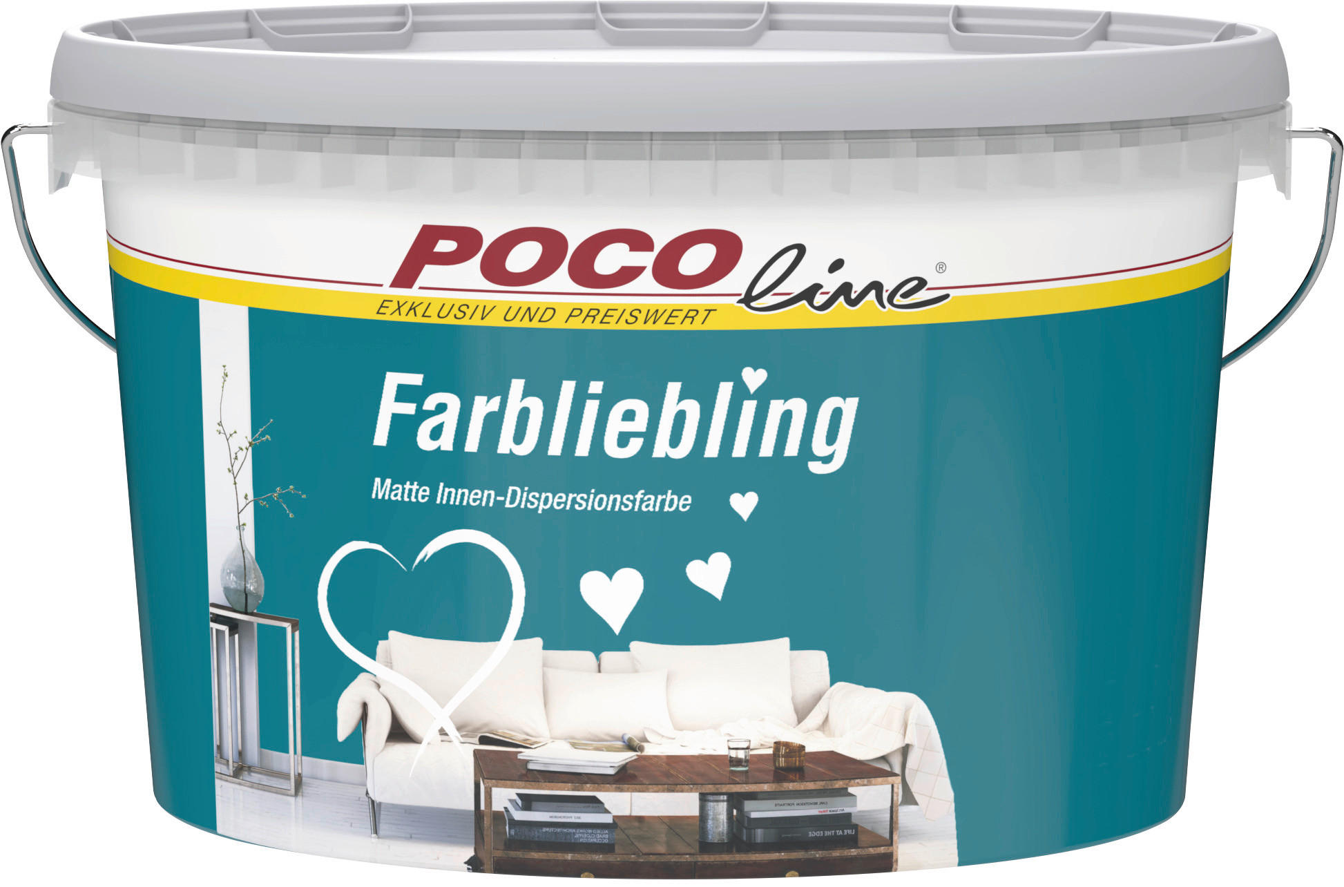 POCOline Raumfarbe Farbliebling Sizilien ca. 2,5 l Farbliebling - Sizilien (2,50l) - POCOline