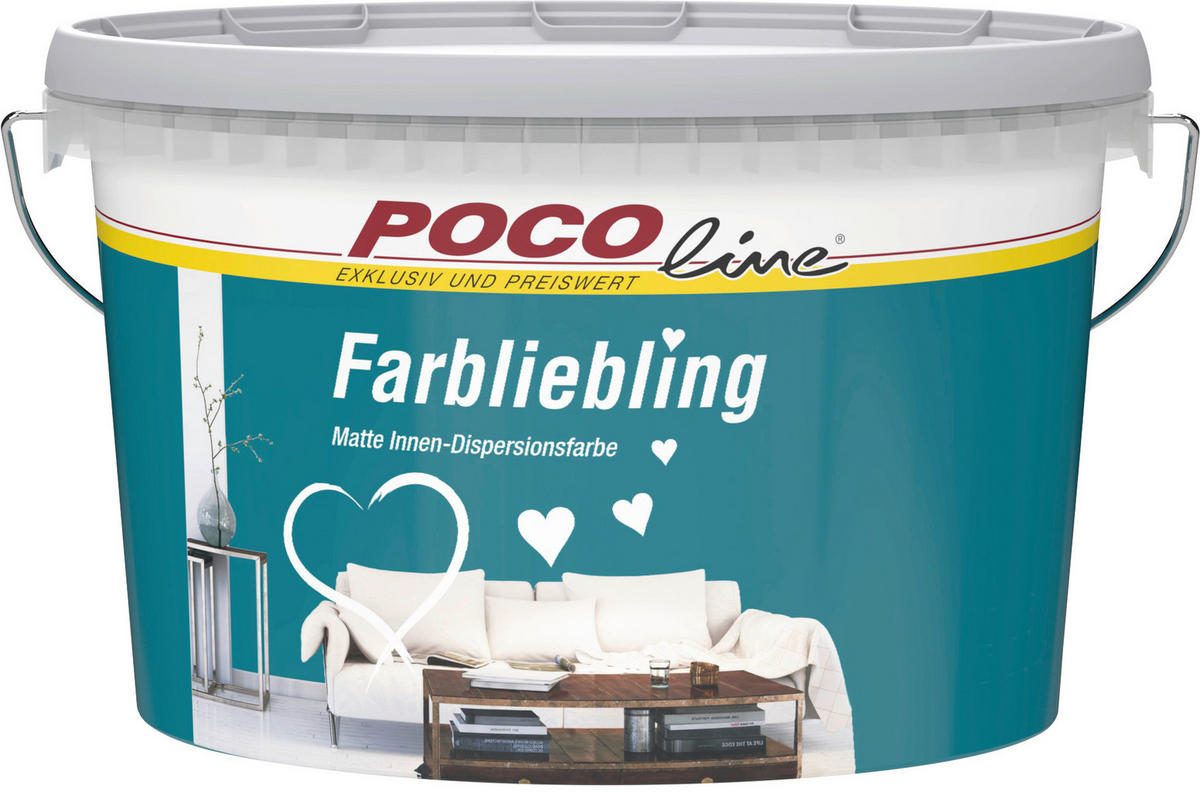 POCOline Raumfarbe Farbliebling Sizilien ca. 2,5 l Farbliebling - Sizilien (2,50l) - POCOline