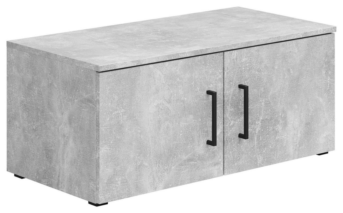 Aufsatz Multi-Stauraum Typ 22 Beton Optik B/H/T: ca. 80x35x40 cm Multi-Stauraum Typ 22 - Beton (80,00/35,00/40,00cm)
