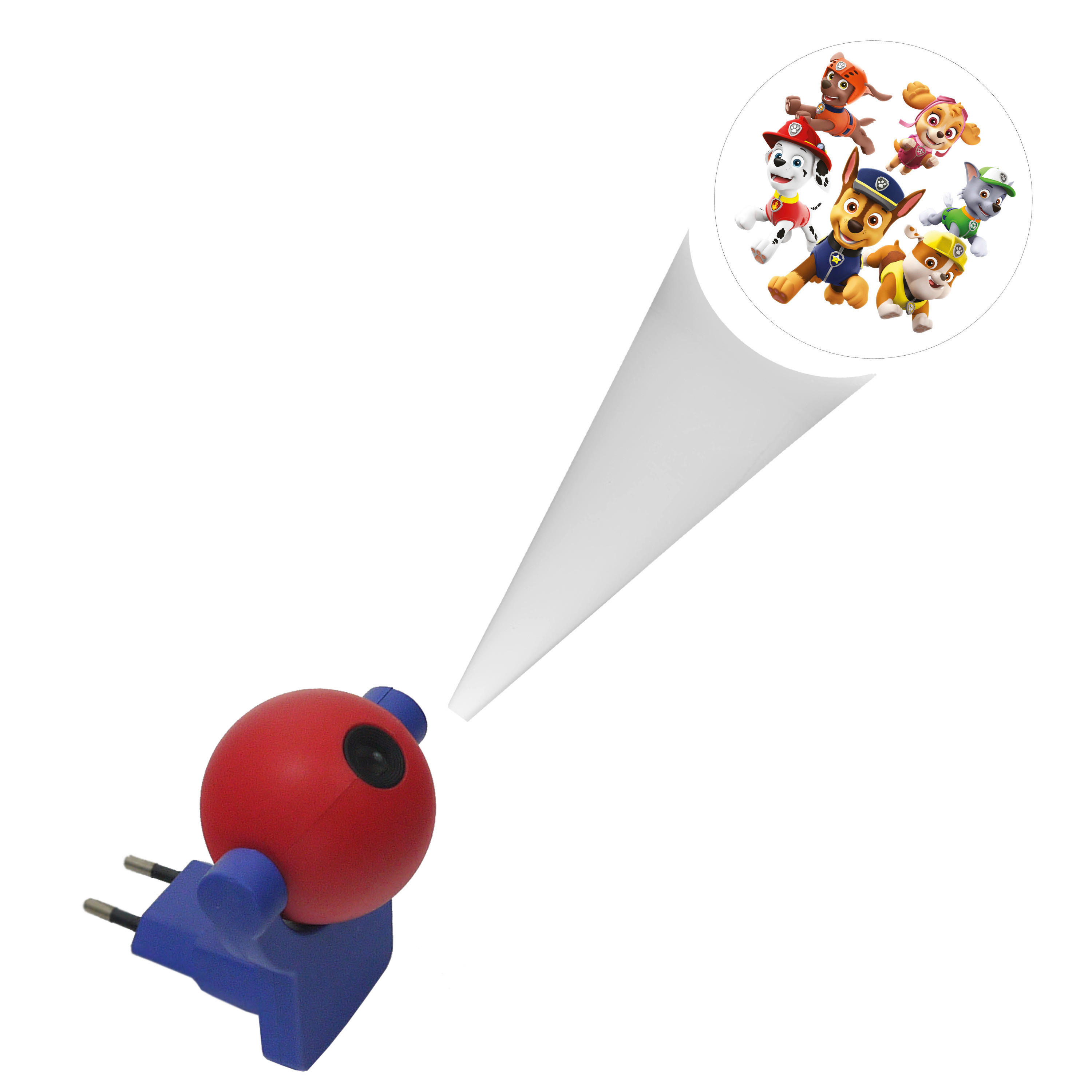 Niermann Stecker-Nachtlicht Paw Patrol 80047 dunkelblau rot Kunststoff Stecker-Nachtlicht_Paw_Patrol - rot/dunkelblau - Niermann