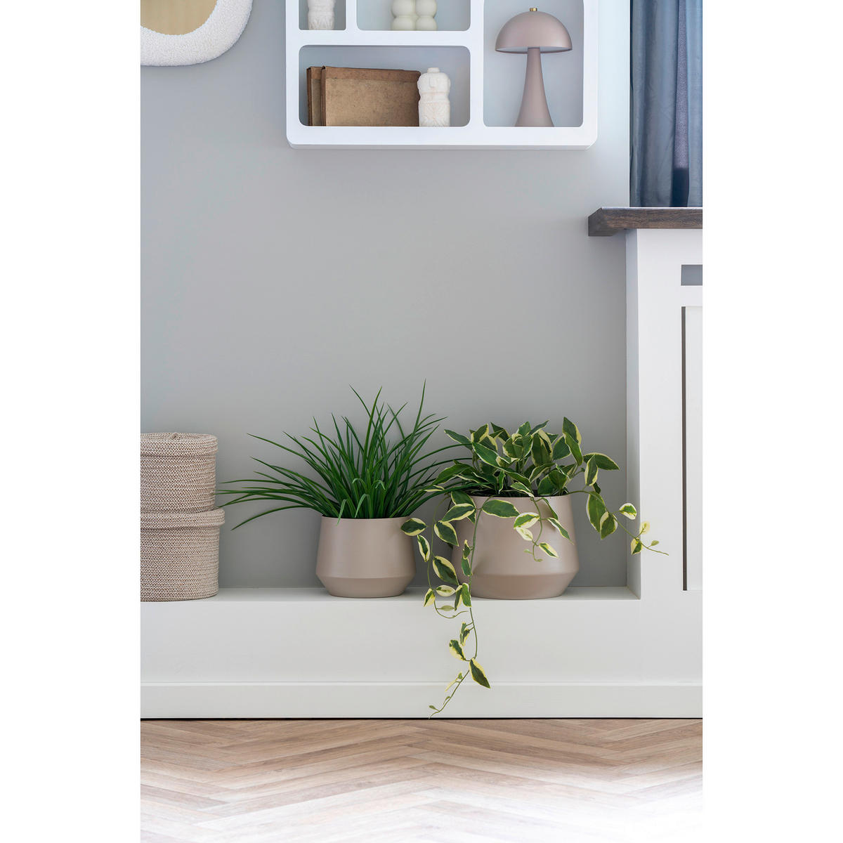 Housenordic Blumentopf Trofa sand Stahl Trofa - sand - Housenordic