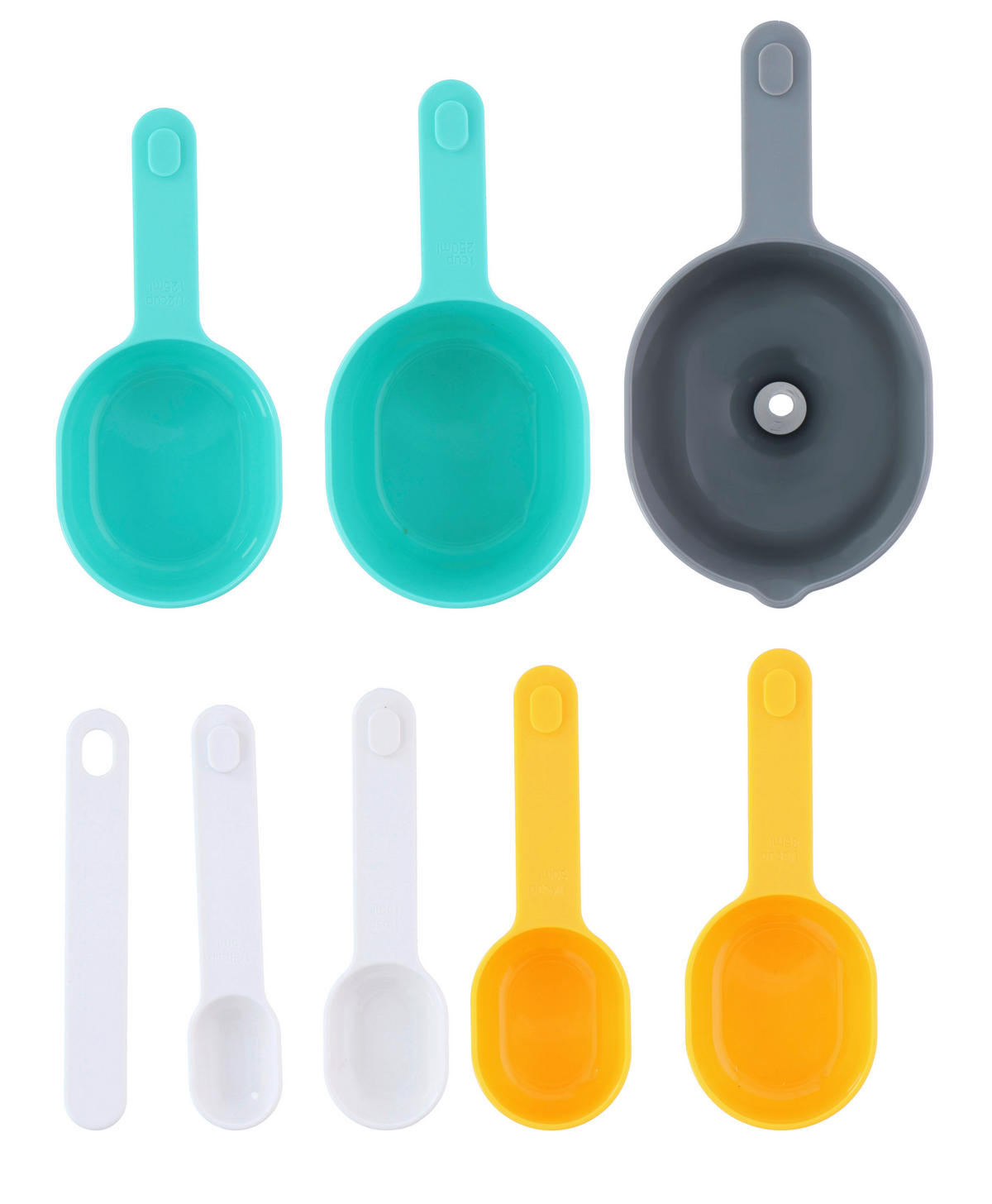 Messbecherset 9tlg. bunt Messbecherset_9tlg. - bunt