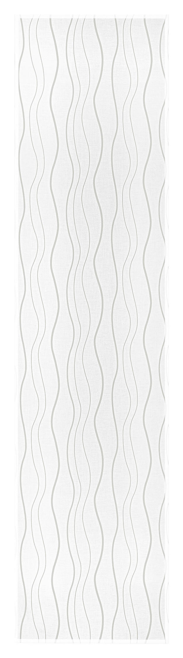 Schiebevorhang New Wave weiß B/L: ca. 60x245 cm New Wave - weiß/silber (60,00/245,00cm)