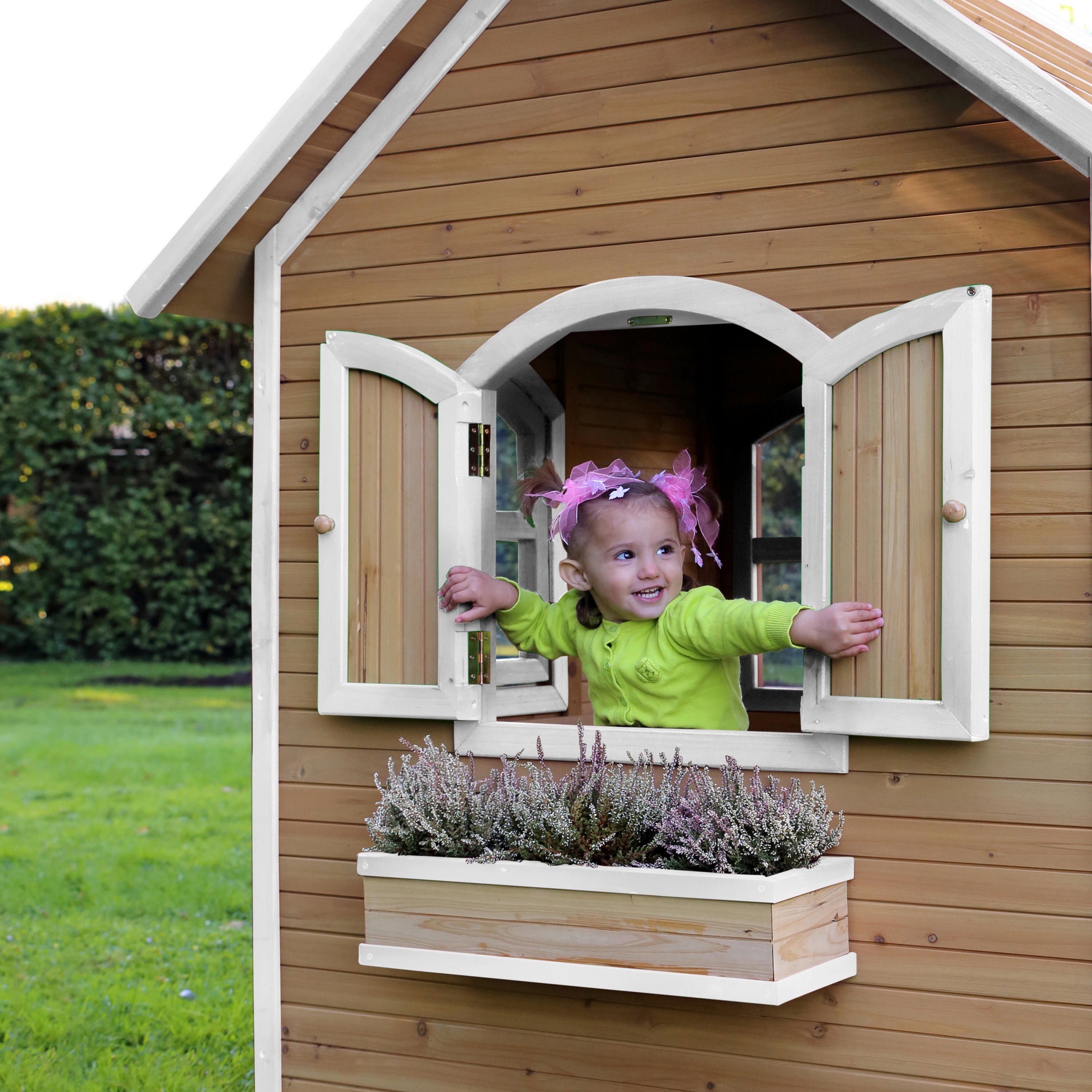 Thumbnail - AXI Spielhaus Alex braun B/H/L: ca. 137x178x191 cm