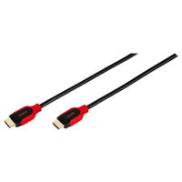 Vivanco HDMI-Kabel schwarz rot HDMI-Kabel_High_Speed 1,5m - rot/schwarz (150,00cm) - Vivanco