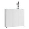 Kommode Mailand 13 weiß weiß Hochglanz B/H/T: ca. 135x120x34 cm Mailand 13 - weiß (135,00/120,00/34,00cm)