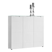 Kommode Mailand 13 weiß weiß Hochglanz B/H/T: ca. 135x120x34 cm Mailand 13 - weiß (135,00/120,00/34,00cm)