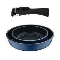 BERGNER Bratpfannenset CLICK & COOK CLICK & COOK - blau - BERGNER