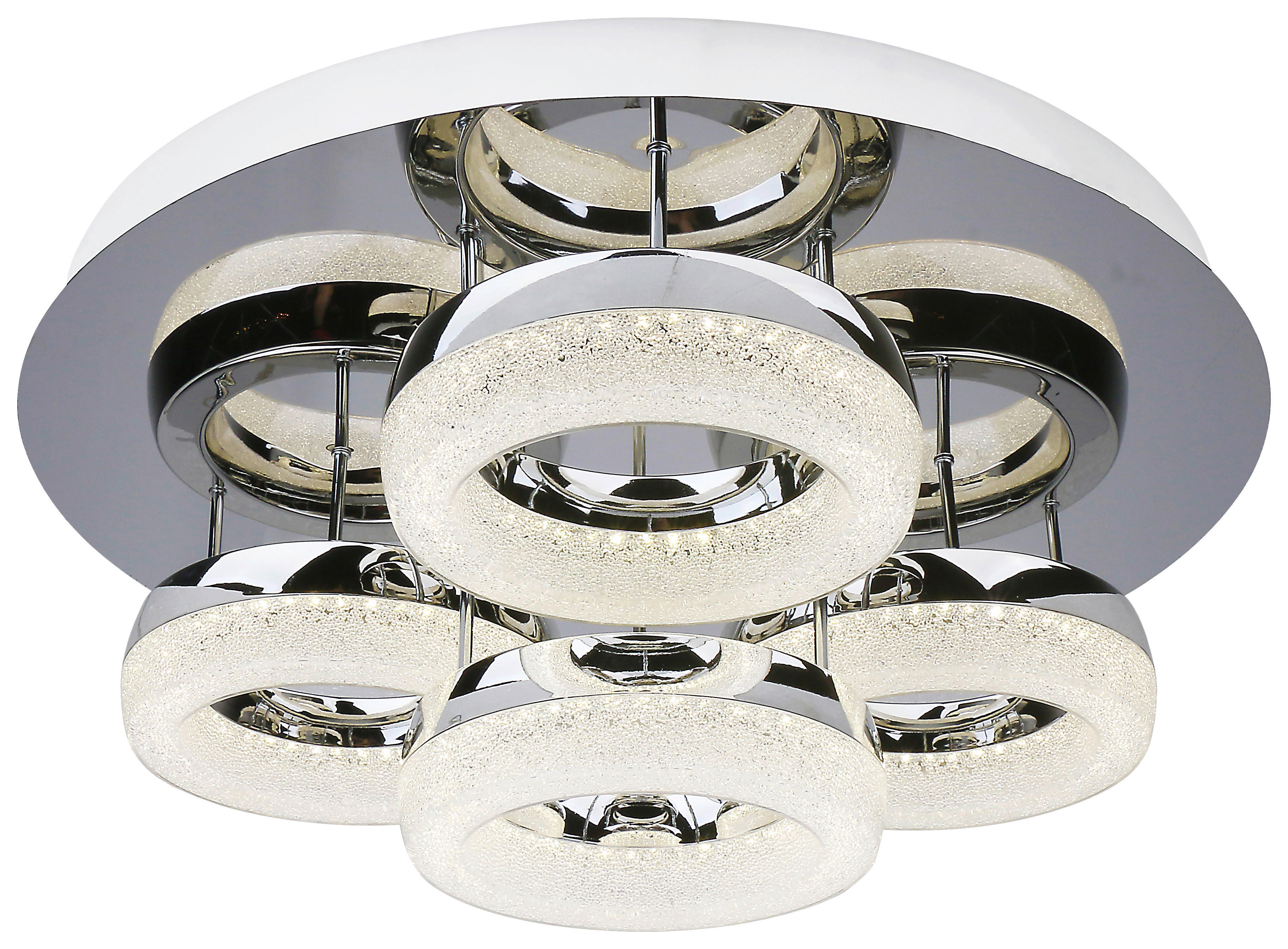 Deckenleuchte Chrom Metall H/D: ca. 20x48 cm LED-Deckenleuchte_Espen - Chrom (48,00/20,00cm)