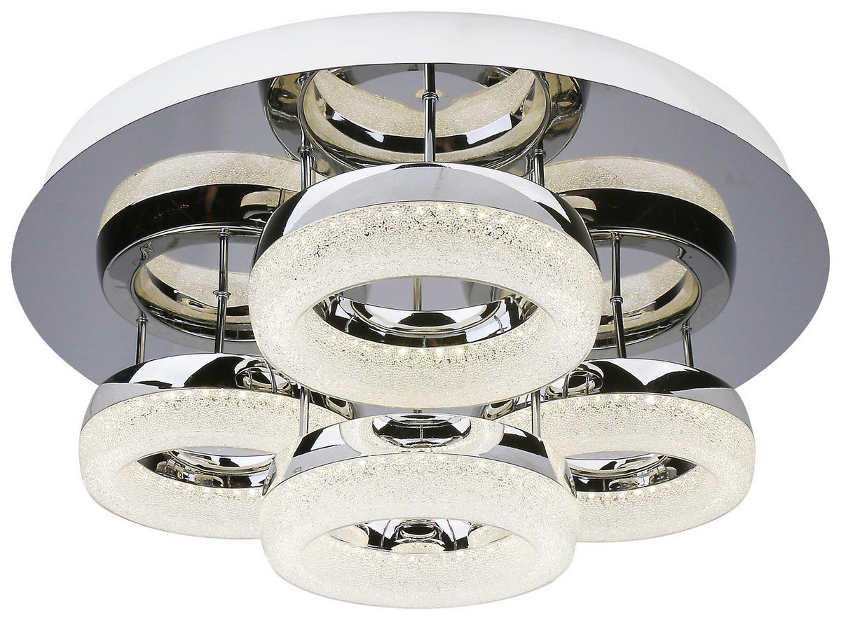 Deckenleuchte Chrom Metall H/D: ca. 20x48 cm LED-Deckenleuchte_Espen - Chrom (48,00/20,00cm)