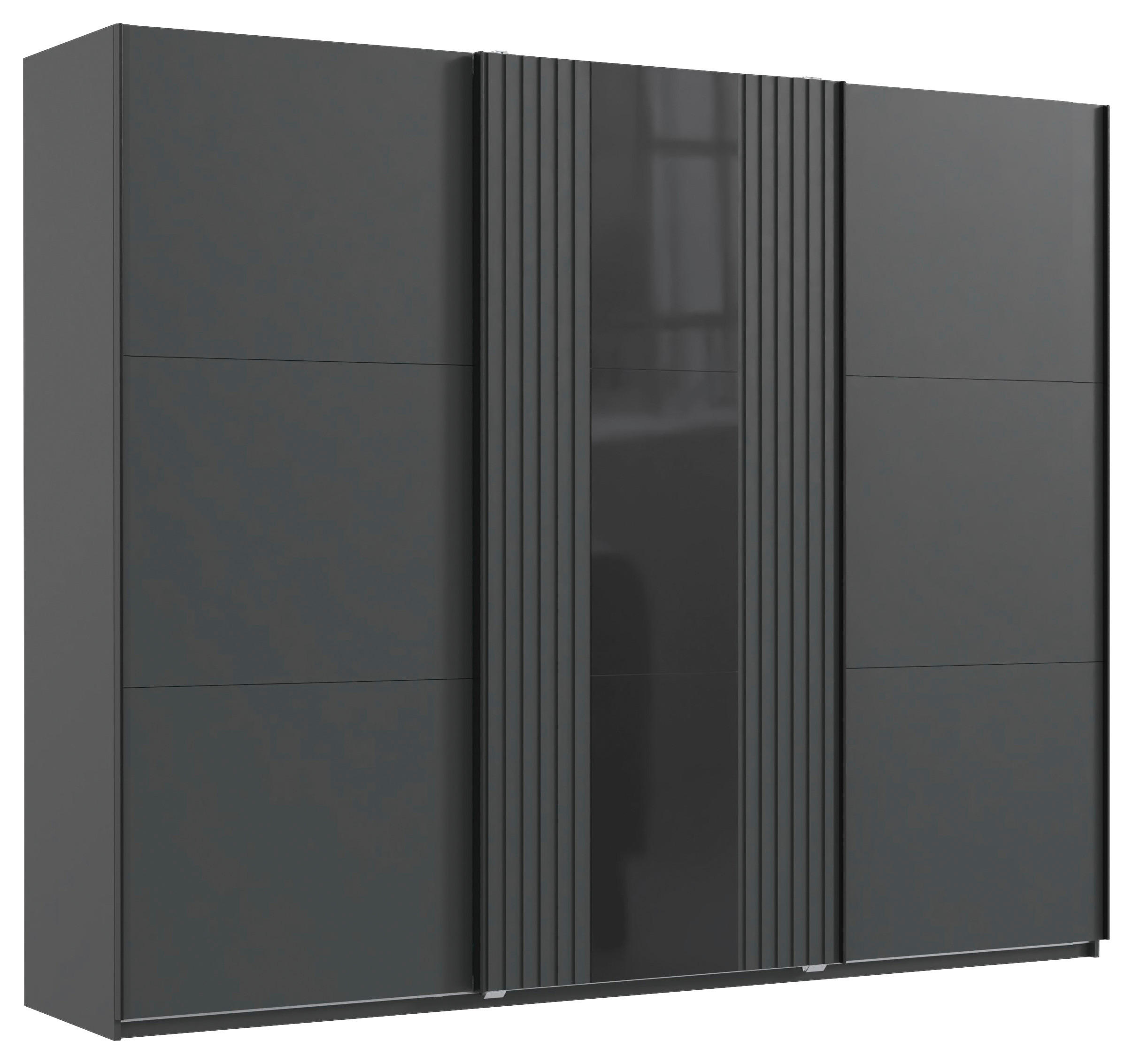 Schwebetürenschrank Atlanta Graphit B/H/T: ca. 250x216x65 cm Atlanta - Graphit (250,00/216,00/65,00cm)