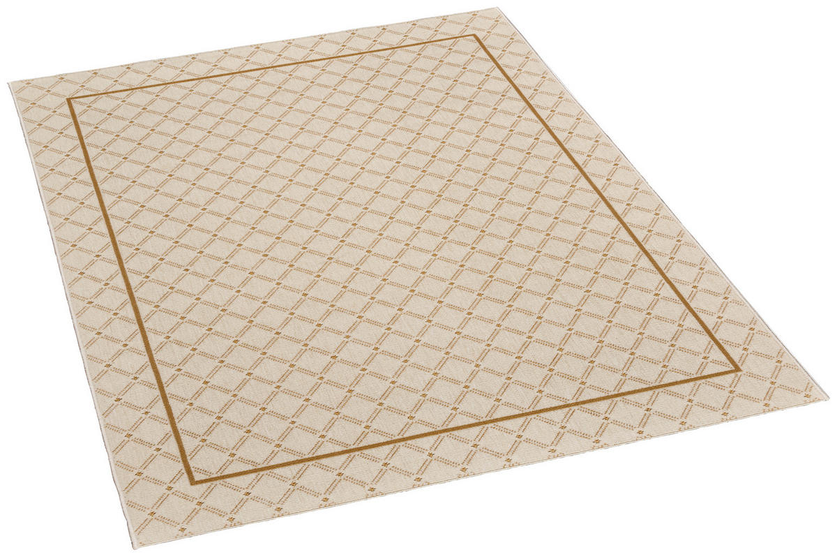 Webteppich Luxus beige B/L: ca. 120x170 cm Luxus - beige/gold (120,00/170,00cm)