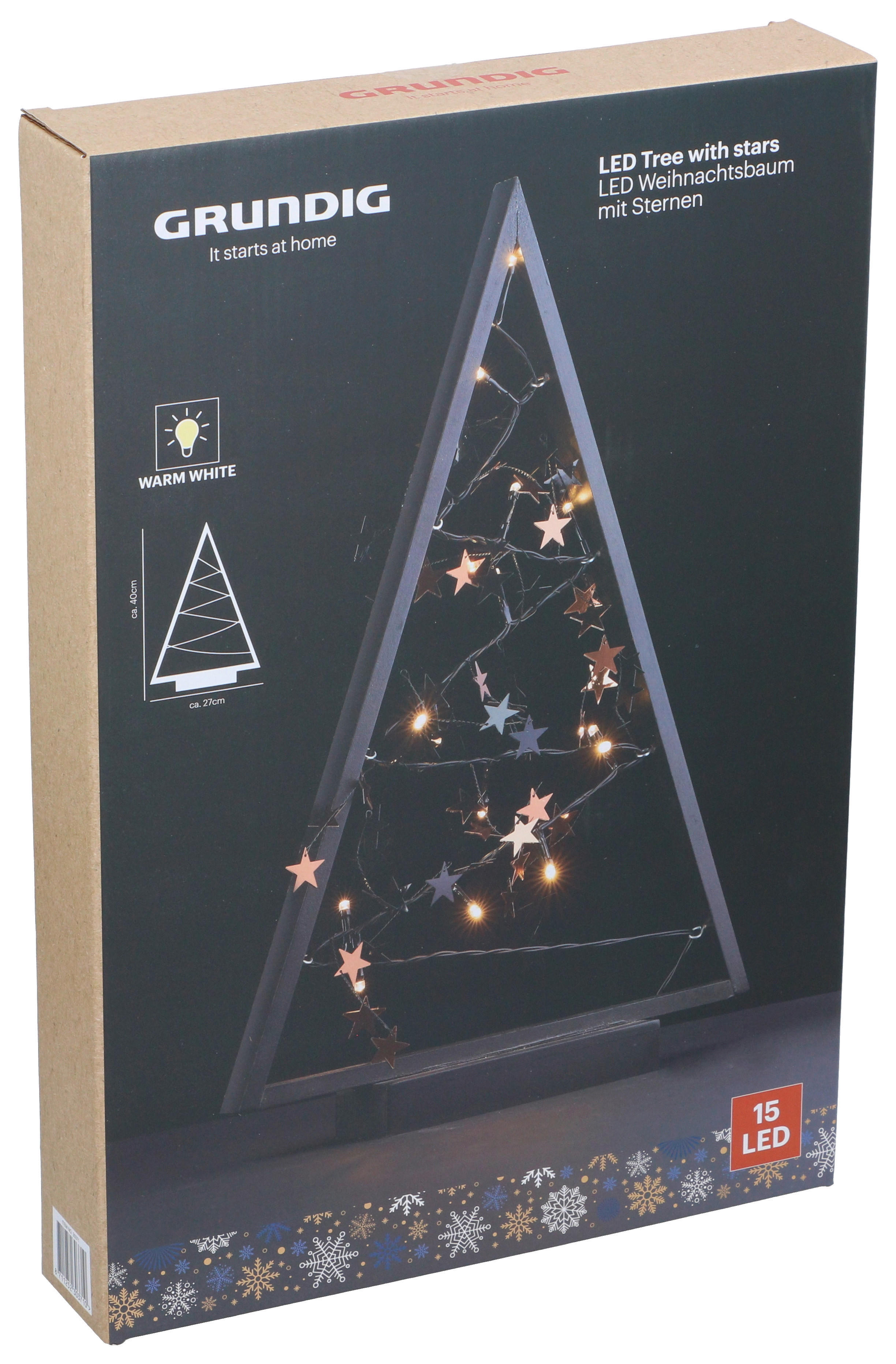 Lichterkette-Weihnachtsbaum Lichterkette_Weihnachtsbaum - schwarz (28,50/5,60/41,50cm)