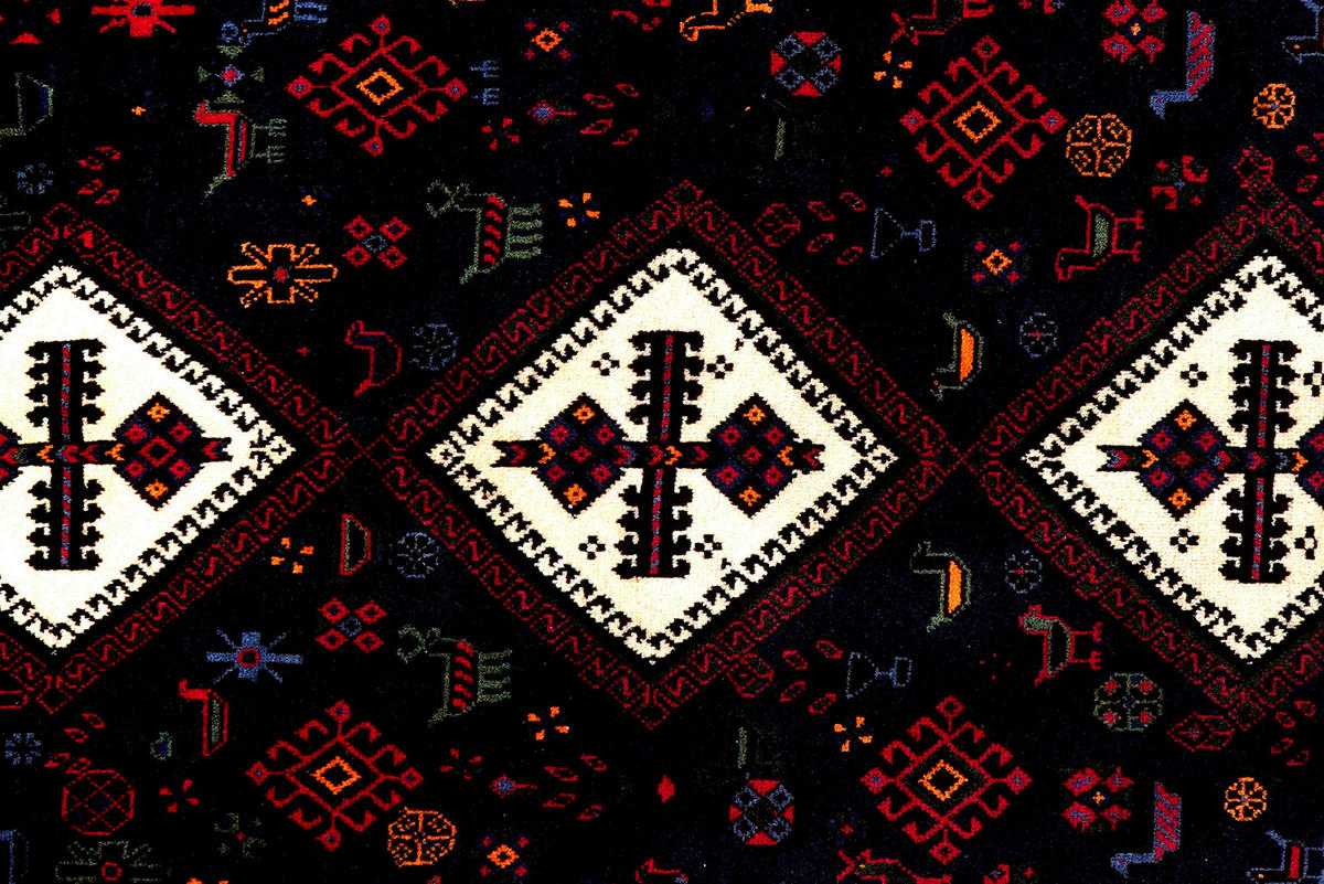 PersaTepp Teppich Afshar beige B/H/L: ca. 162x1x233 cm Afshar - blau/beige (233,00/162,00/1,00cm) - PersaTepp