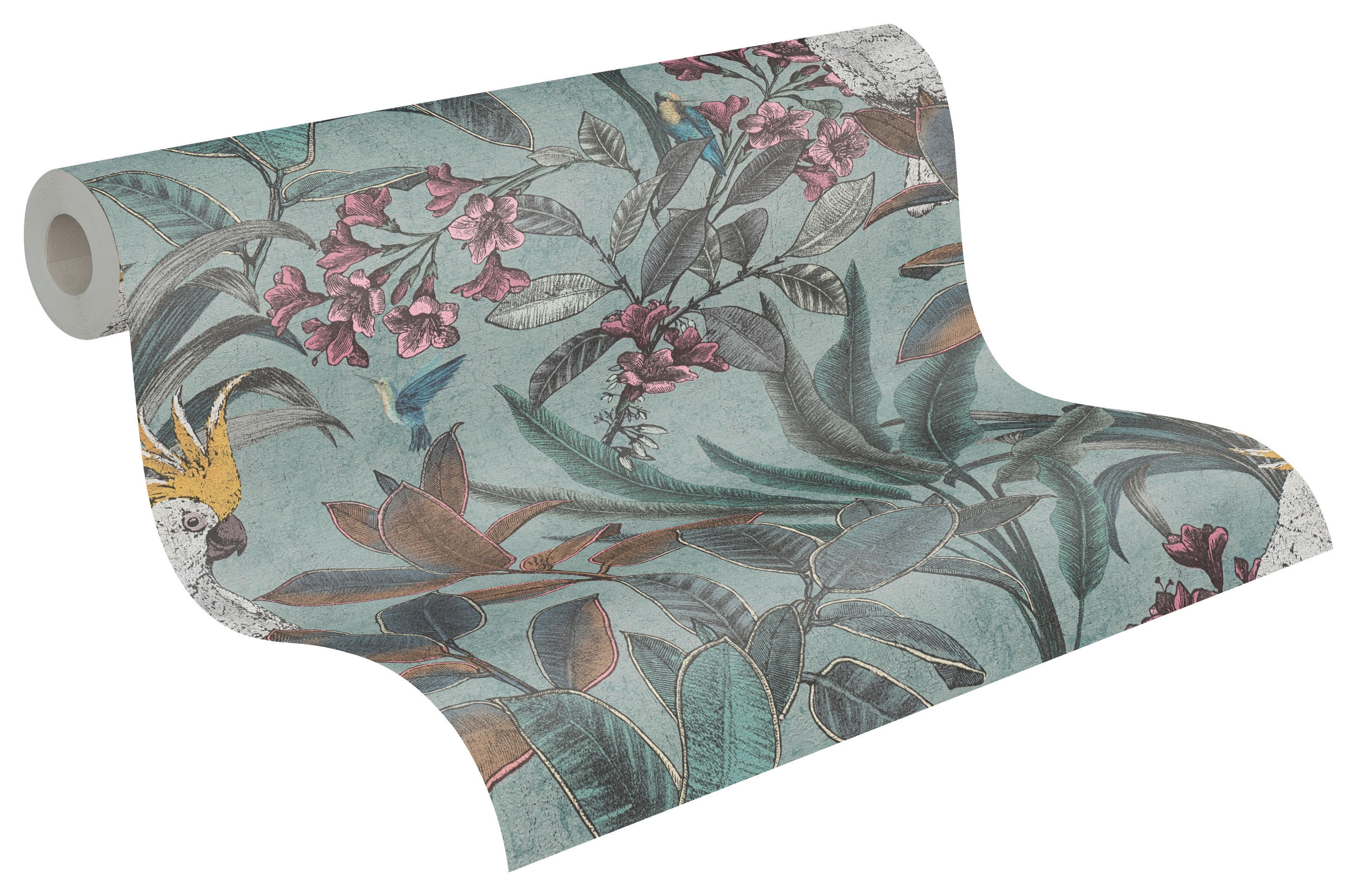 A.S.Creation Vliestapete pink blau B/H/D: ca. 53x1005x8 cm Vliestapete - blau/pink (8,00/1005,00cm) - A.S.Creation