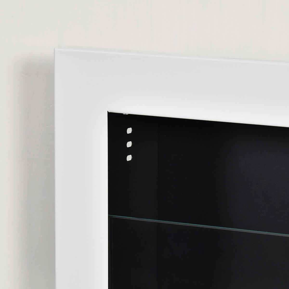 HOMCOM Ethanol-Kamin weiß Glas B/H/L: ca. 15x120x40 cm Ethanol-Kamin - weiß (40,00/15,00/120,00cm) - HOMCOM