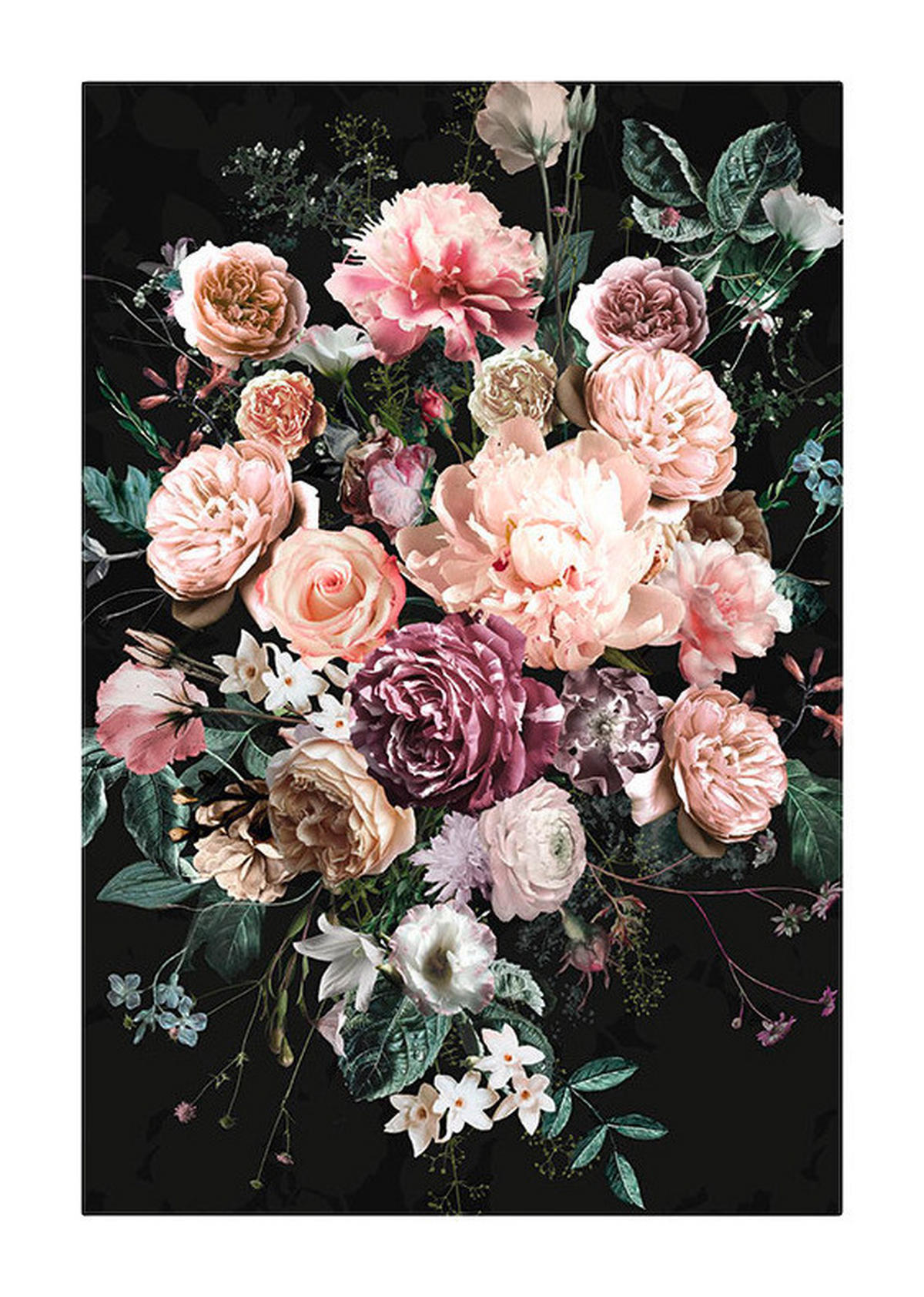 Komar Poster Charming Bouquet Blumen B/L: ca. 50x70 cm Charming Bouquet - (50,00/70,00cm) - Komar