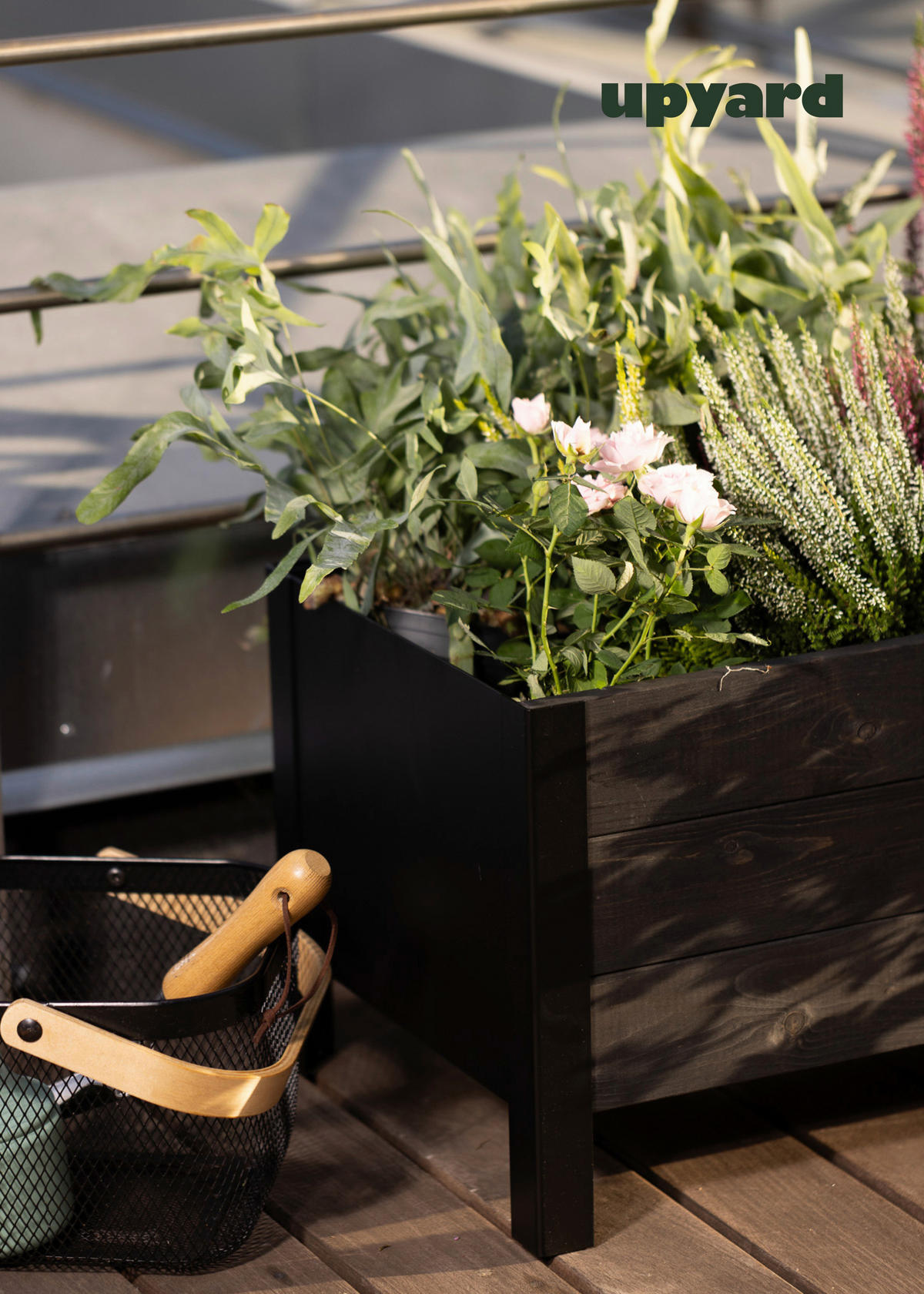 UPYARD Hochbeet MODERN schwarz Holz B/H/L: ca. 36x32x36 cm MODERN - schwarz (36,00/36,00/32,00cm) - UPYARD