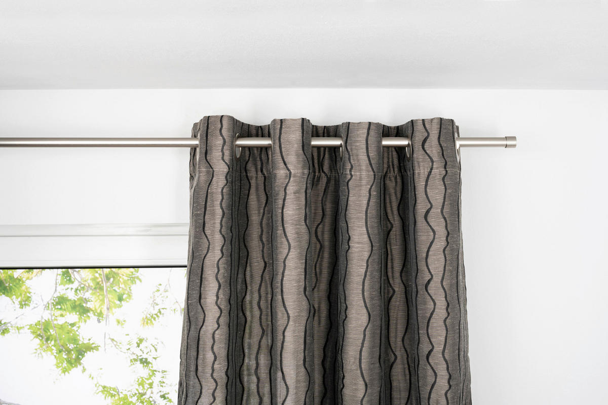 Ösenvorhang STREAM taupe B/L: ca. 135x300 cm STREAM - taupe (135,00/300,00cm)