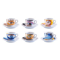 Zeller Espresso-Set Magic Eyes Magic Eyes - (32,00/13,00/8,50cm) - Zeller