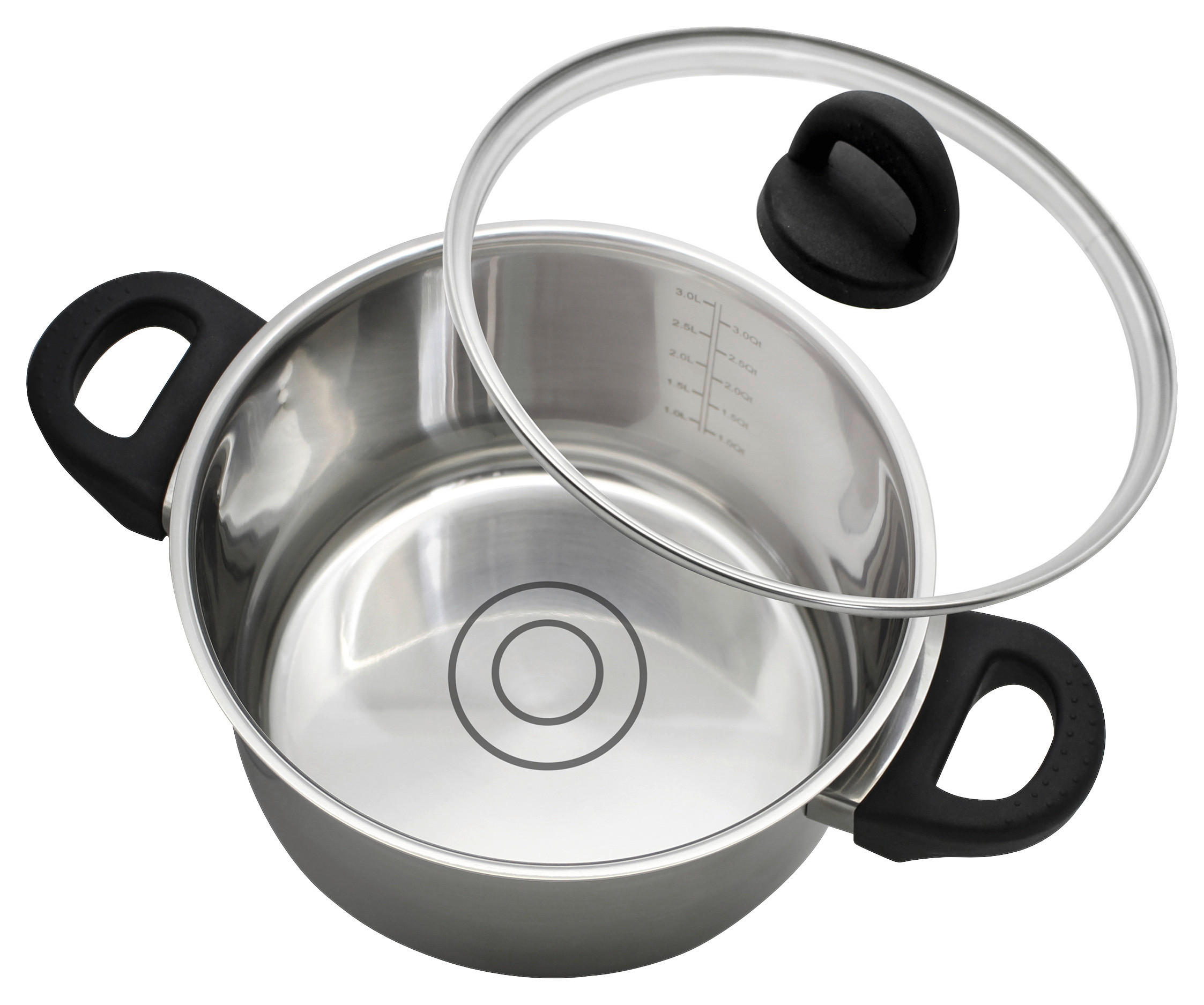 Thumbnail - ELO Basic Fleischtopf silber Edelstahl D: ca. 16 cm