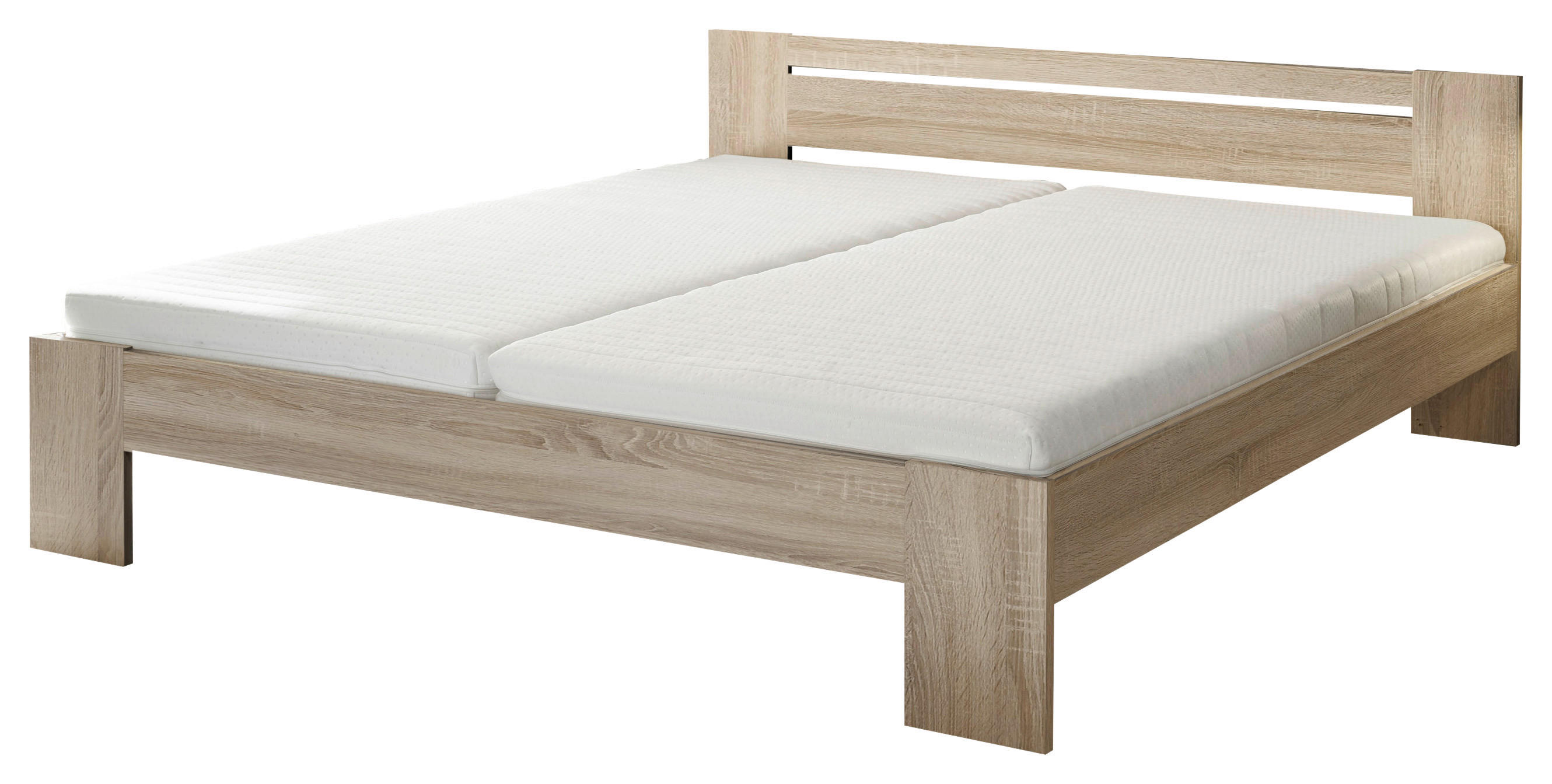 Futonbett Cannes Eiche Sonoma Nachbildung Liegefläche B/L: ca. 180x200 cm Cannes - Eiche (185,00/71,00/204,00cm)