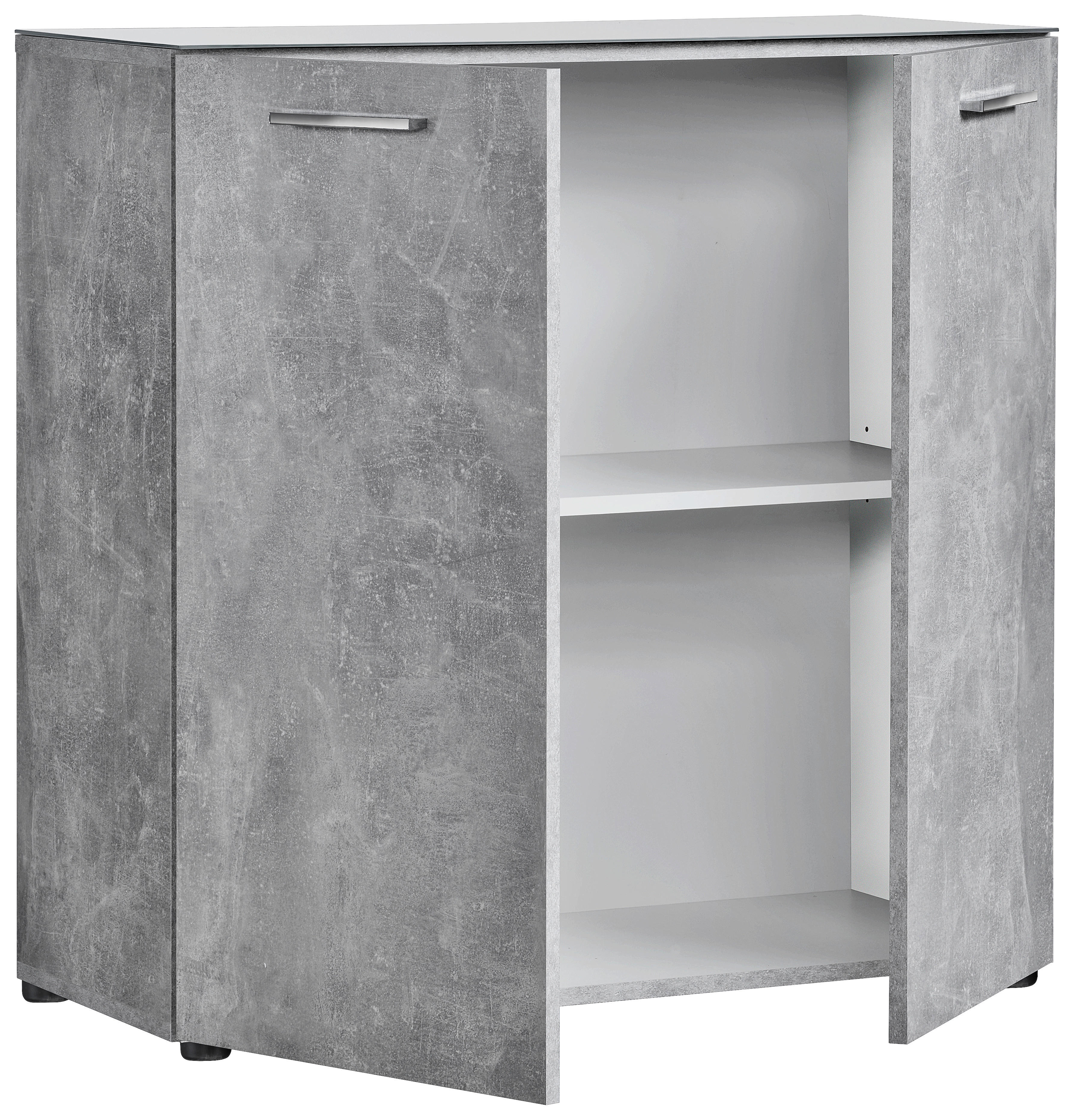 Kommode Rio Beton Optik B/H/T: ca. 80x83x35 cm Rio - Beton (80,00/83,00/35,00cm)