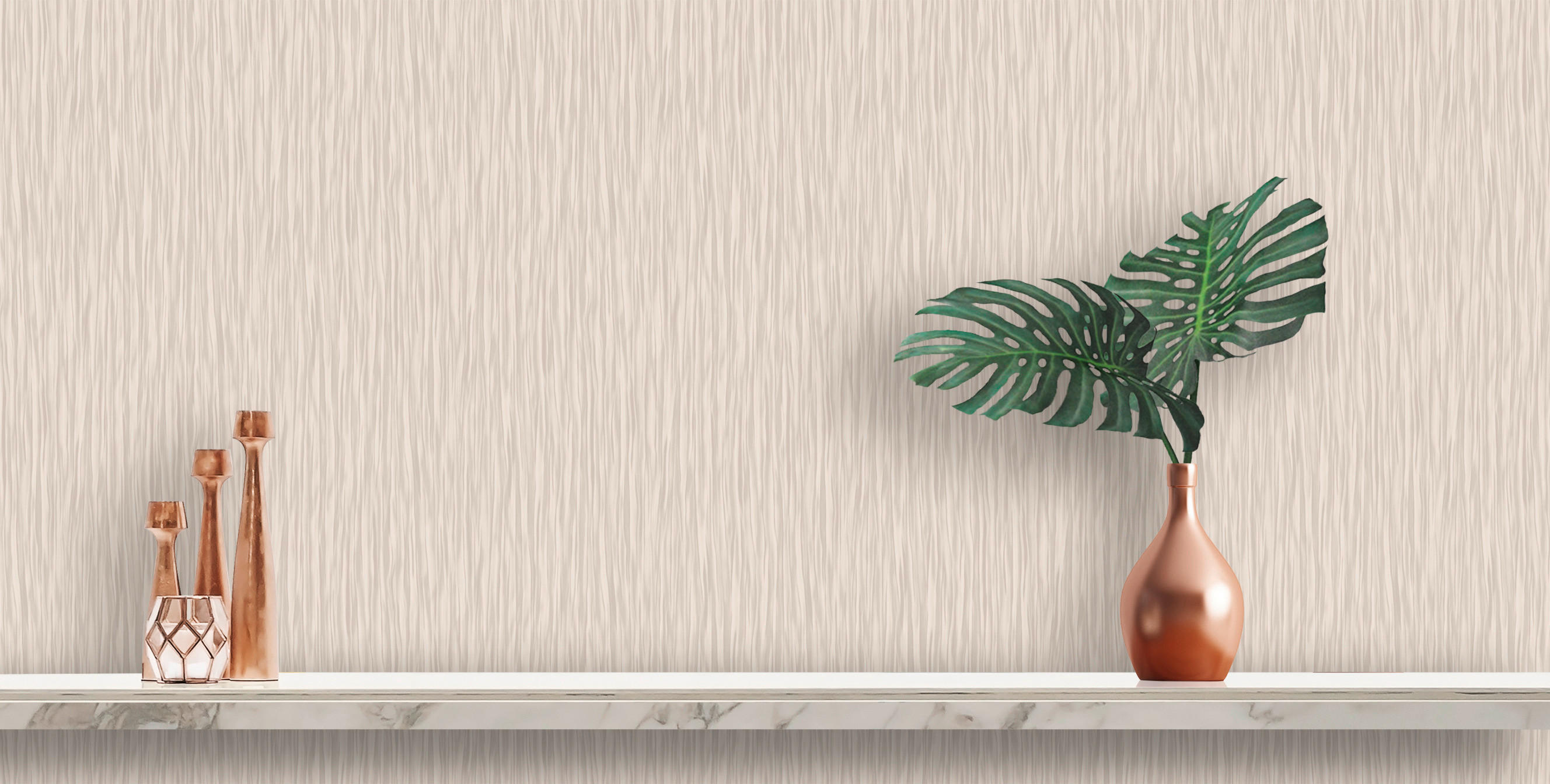 UGEPA Papiertapete Struktur beige B/L: ca. 53x1005 cm Papiertapete_F999-49 - beige (53,00/1005,00cm) - UGEPA