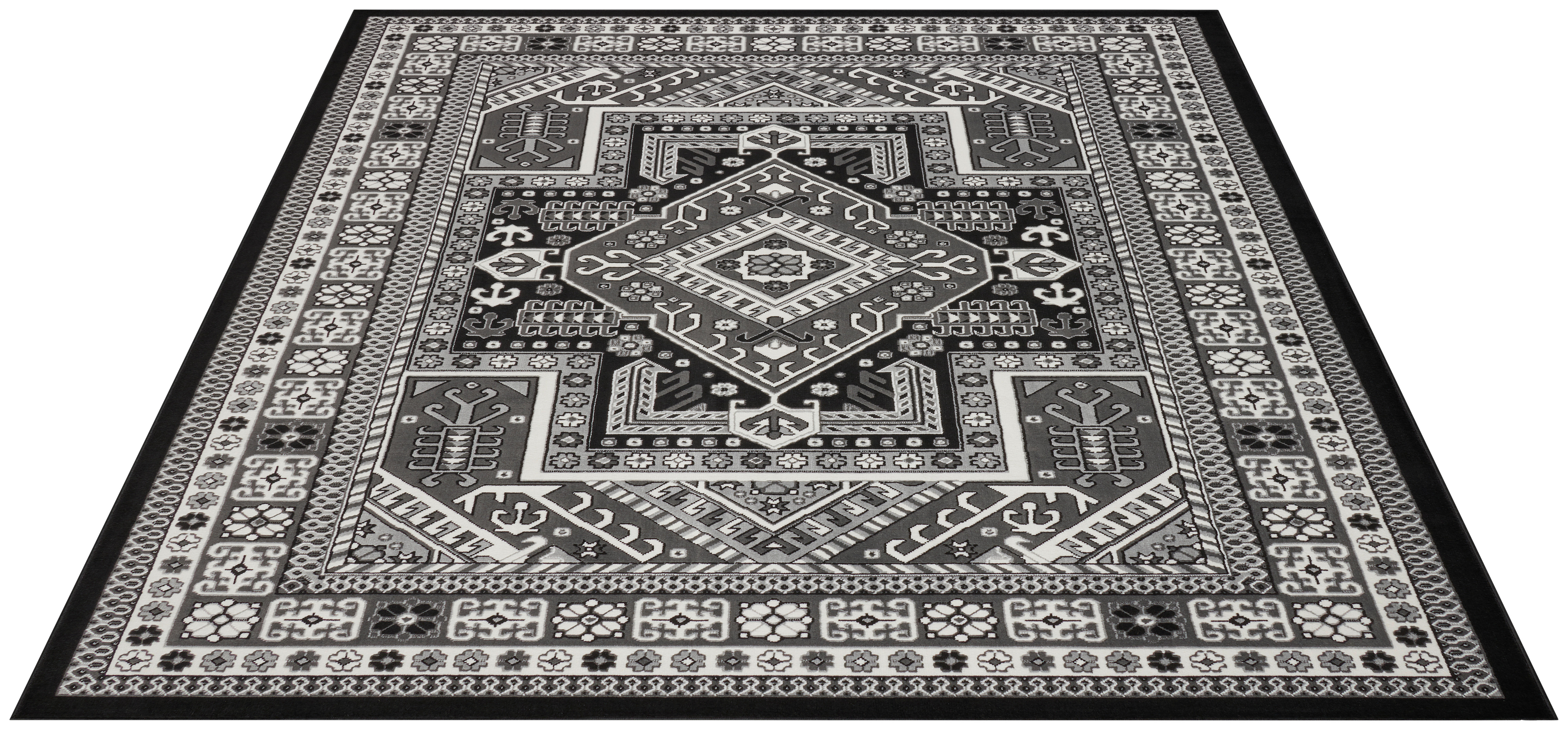 Merinos Teppich Mosso grau B/L: ca. 200x280 cm Mosso - grau (200,00/280,00cm) - Merinos