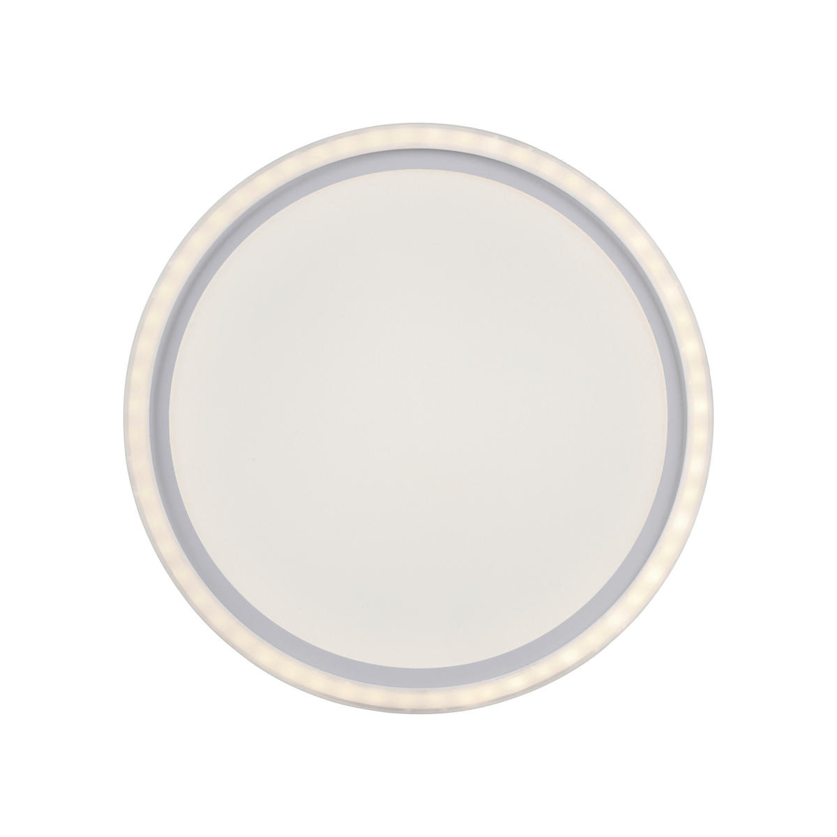 Just Light LED-Deckenleuchte BEDGING 14883-16 weiß Eisen Kunststoff H/D: ca. 6,5x40 cm 2 Brennstellen BEDGING - weiß (40,00/6,50cm) - Just Light