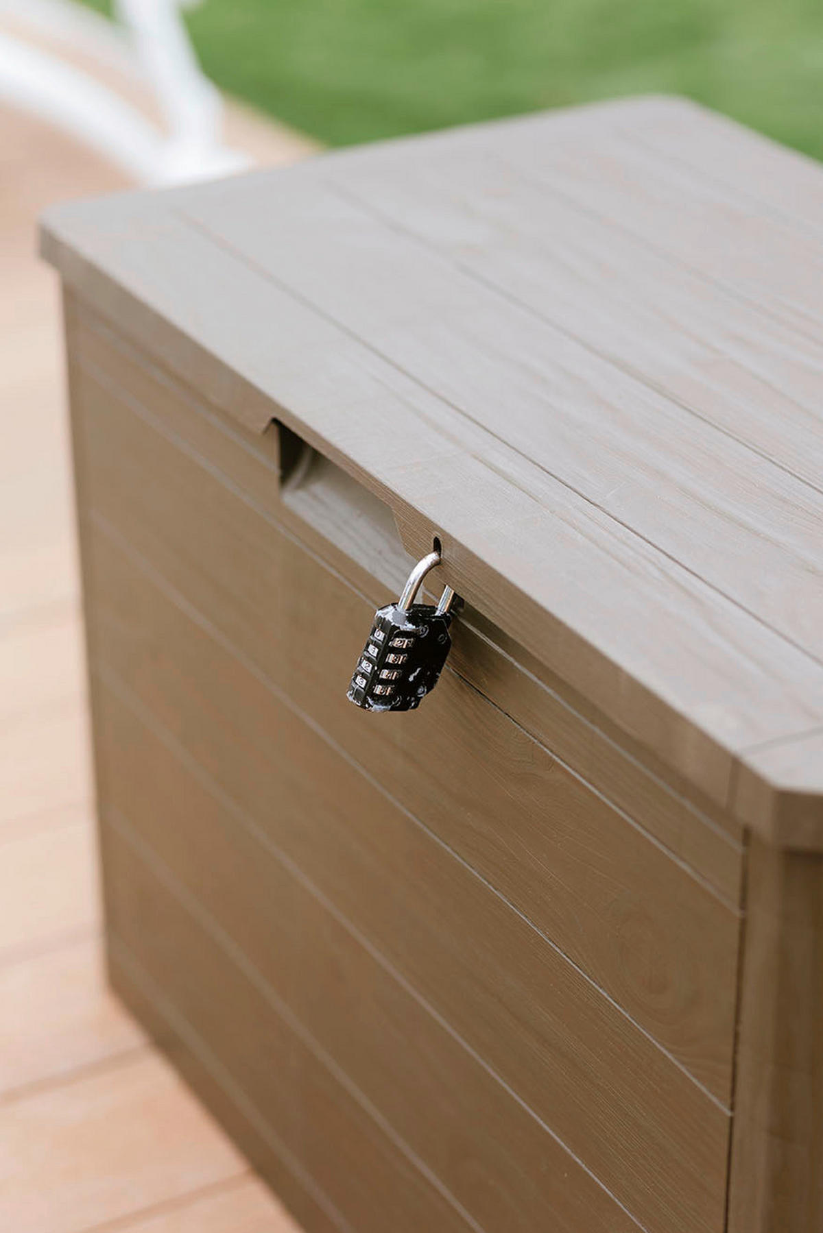 Toomax Aufbewahrungsbox Woodys braun Kunststoff B/H/L: ca. 52,7x44,5x77,5 cm Woodys - braun (77,50/52,70/44,50cm) - Toomax