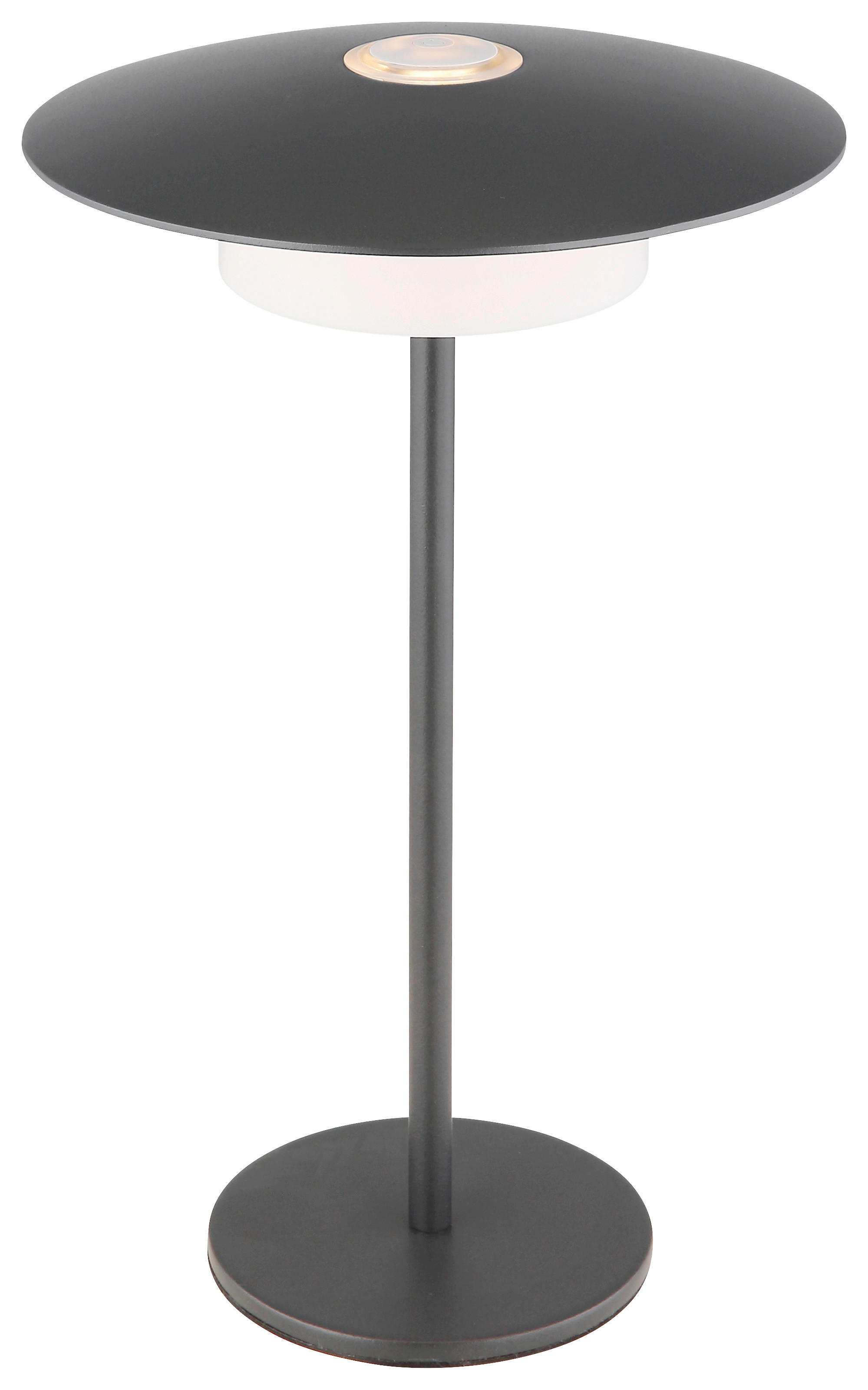 GLOBO LED-Tischleuchte grau Metall Aluminium Kunststoff H/D: ca. 30x18 cm KYLER - grau (18,00/30,00cm) - GLOBO